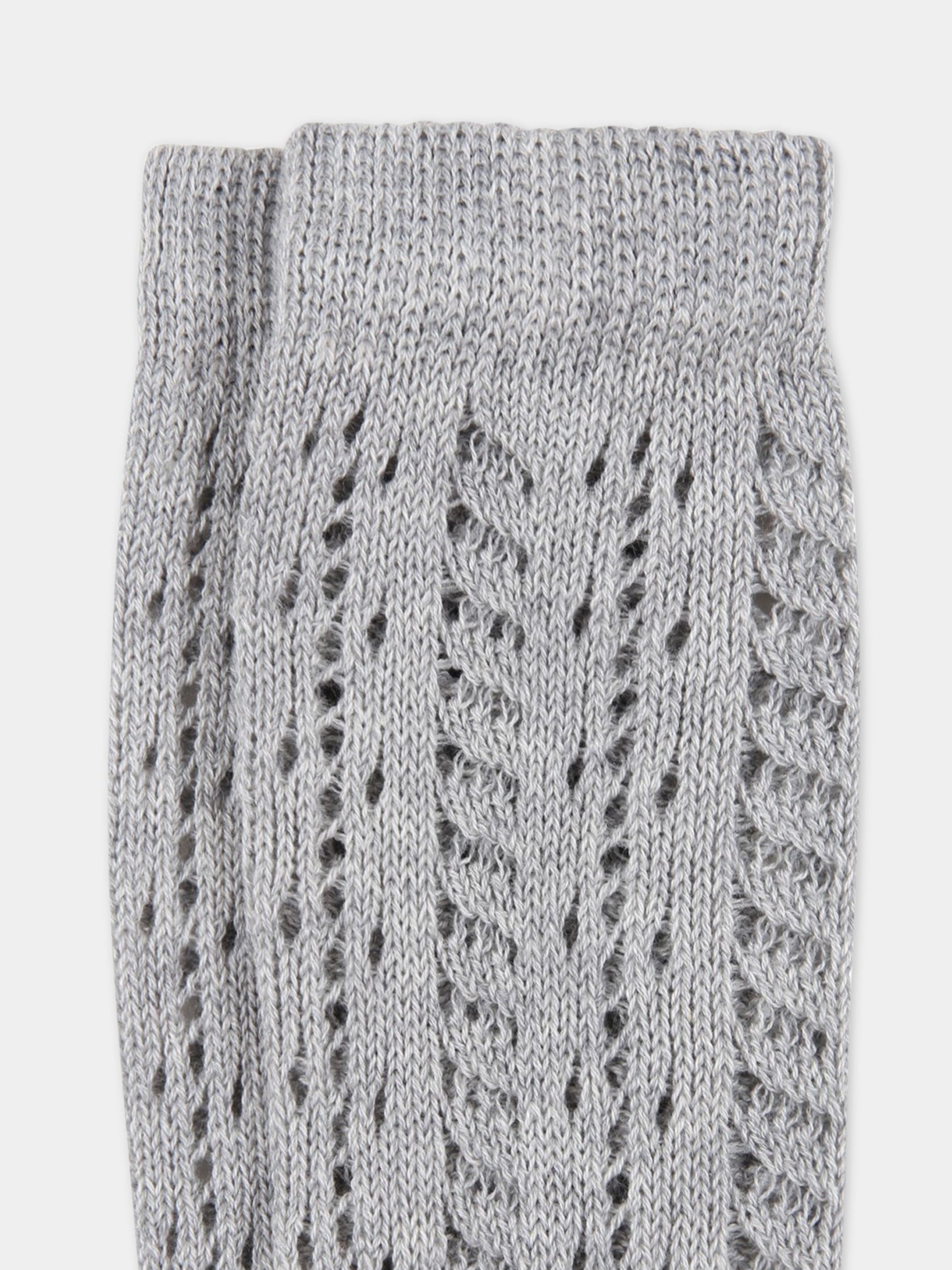 Calze grigie per bambina,Story Loris,3060 N4