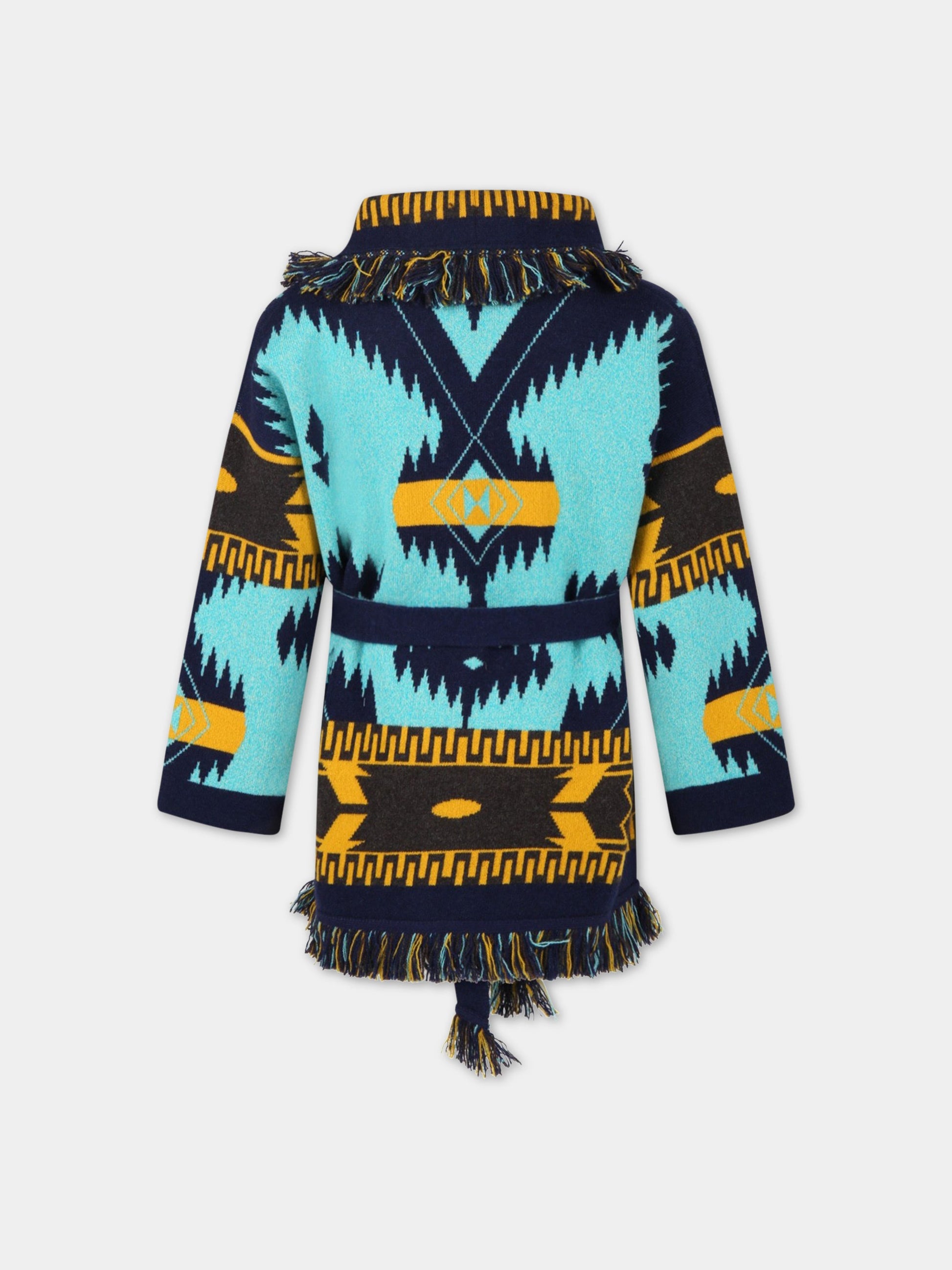 Cardigan multicolor per bambini,Alanui,LGHB002S22KNI0014385