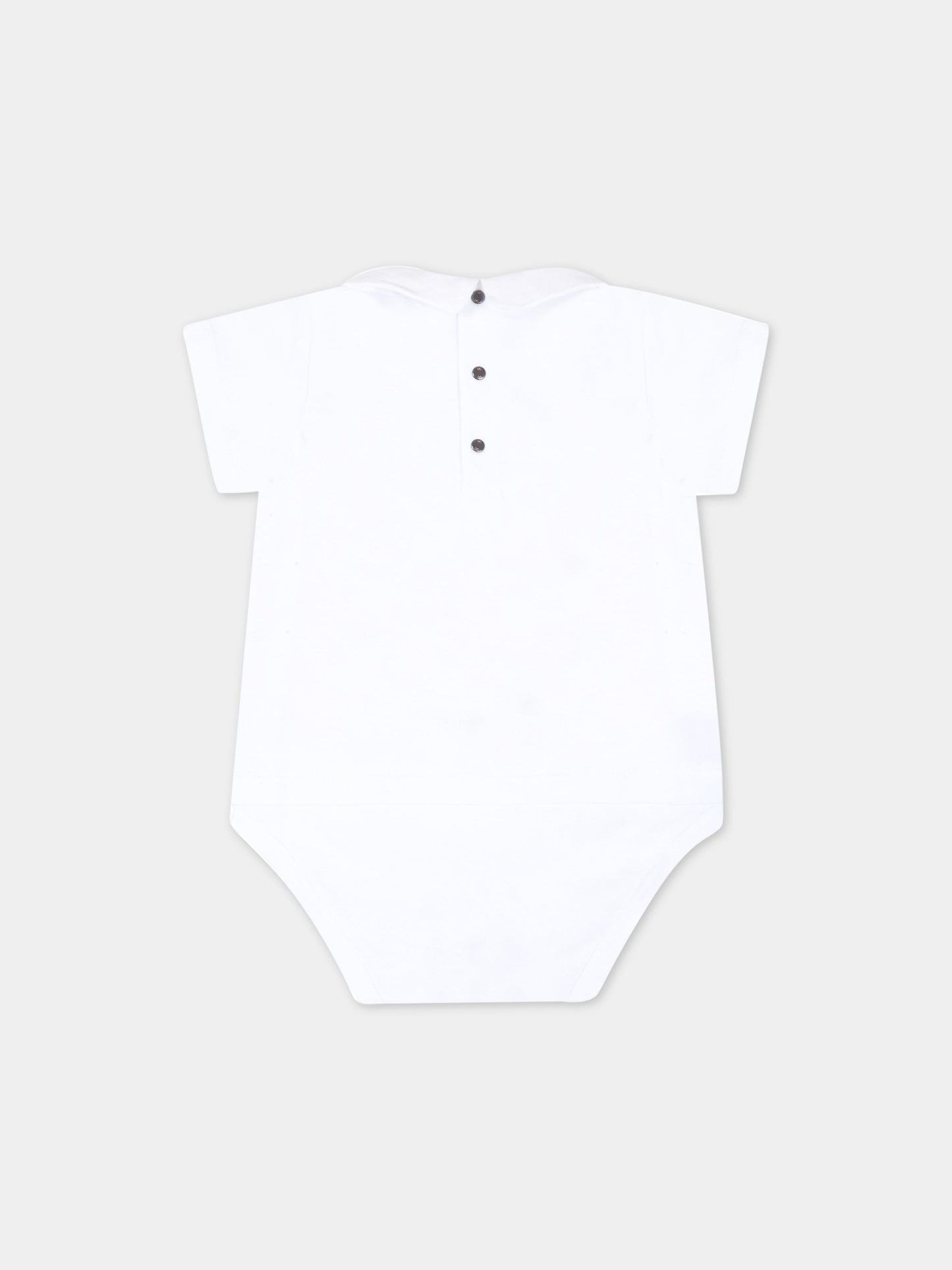 Body bianco per neonati,Le Petit Coco,LCNBD006 JE138 XL004 B001