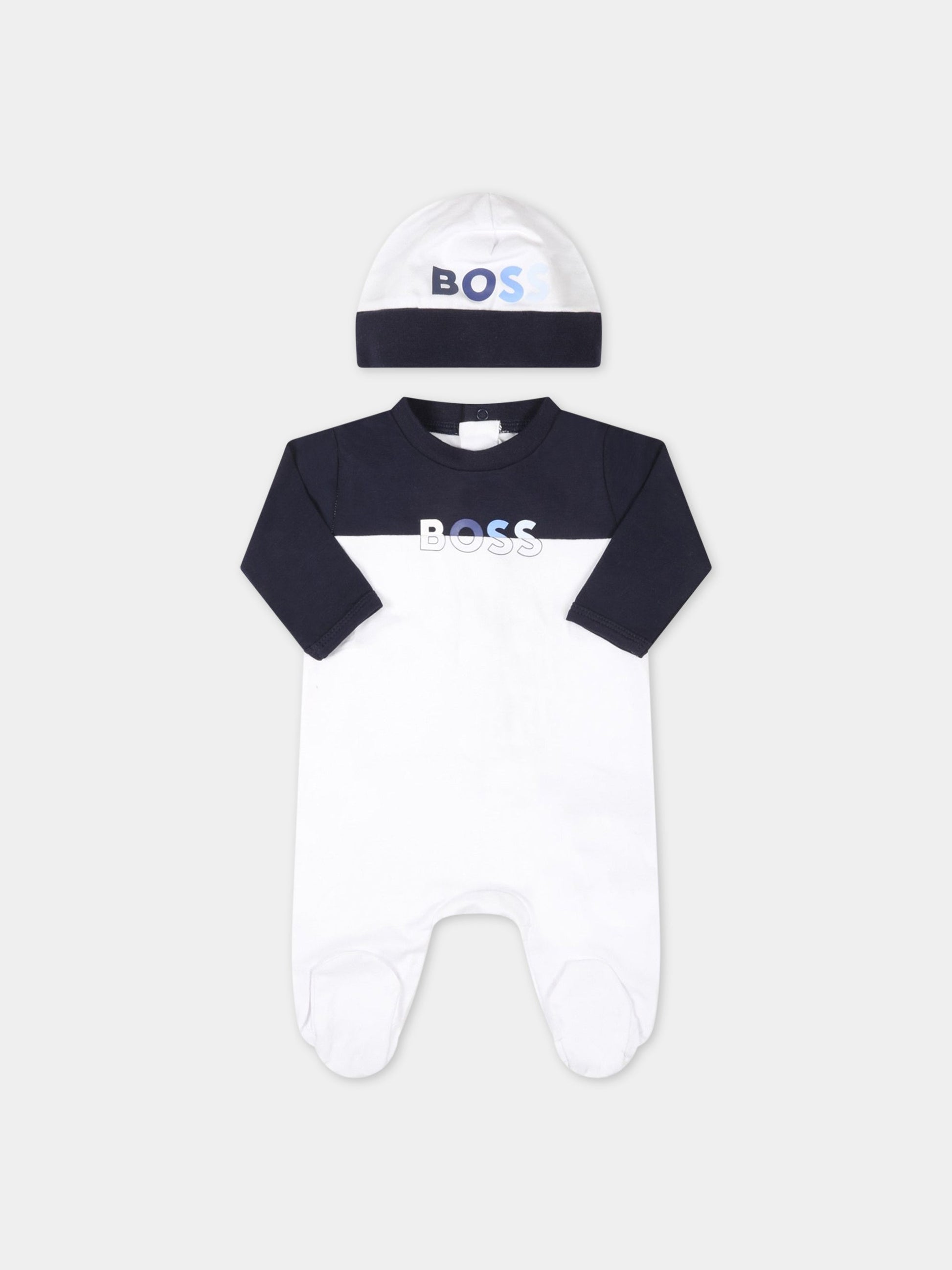 Set multicolor per neonato con logo,Hugo Boss,J98359 10B