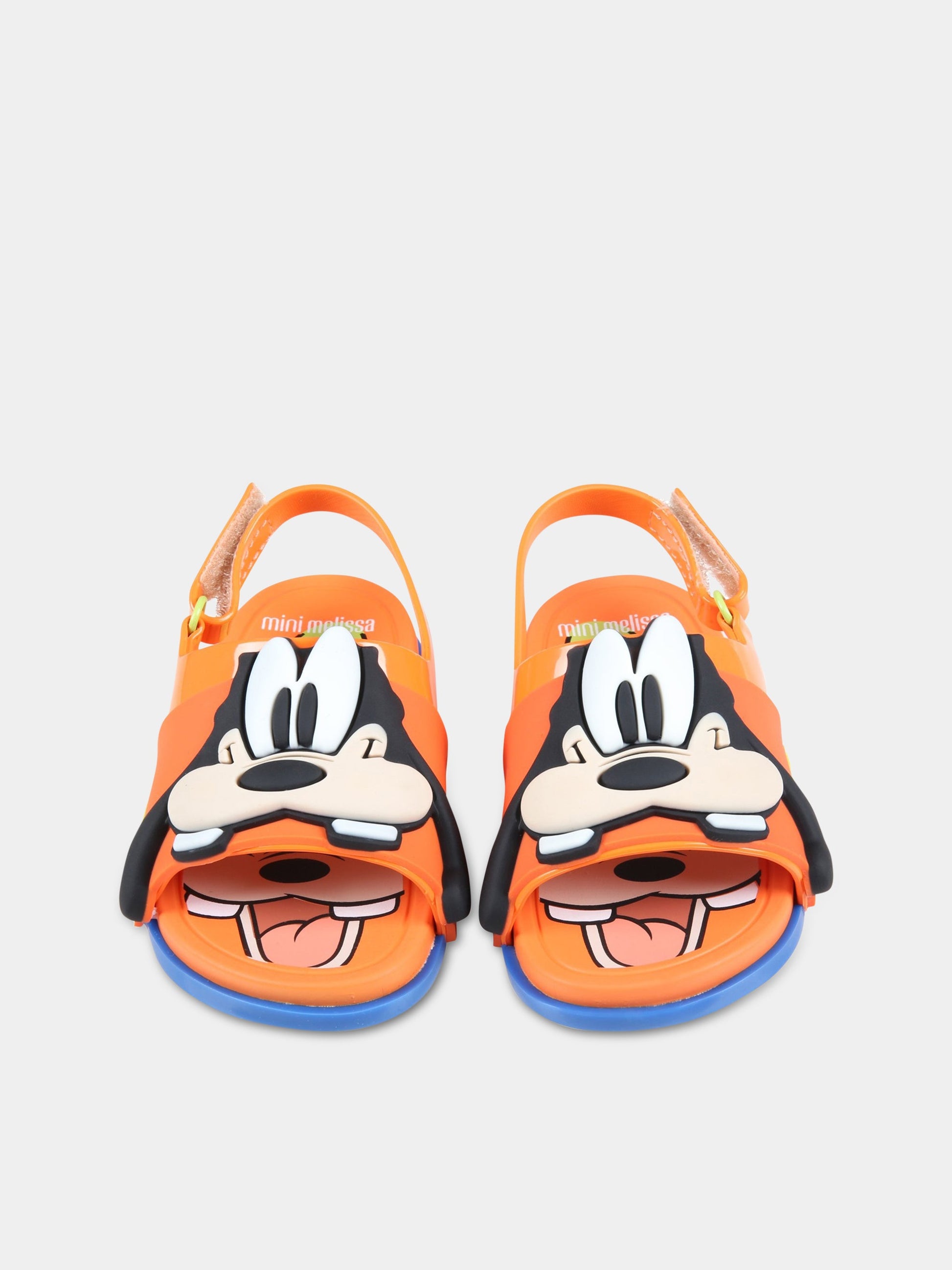 Sandali arancioni per bambino con Pippo,Mini Melissa,33395 52050