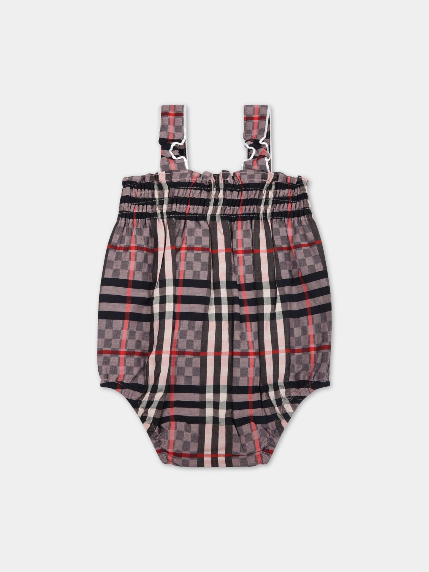 Set multicolor per neonata con check vintage,Burberry Kids,8051535