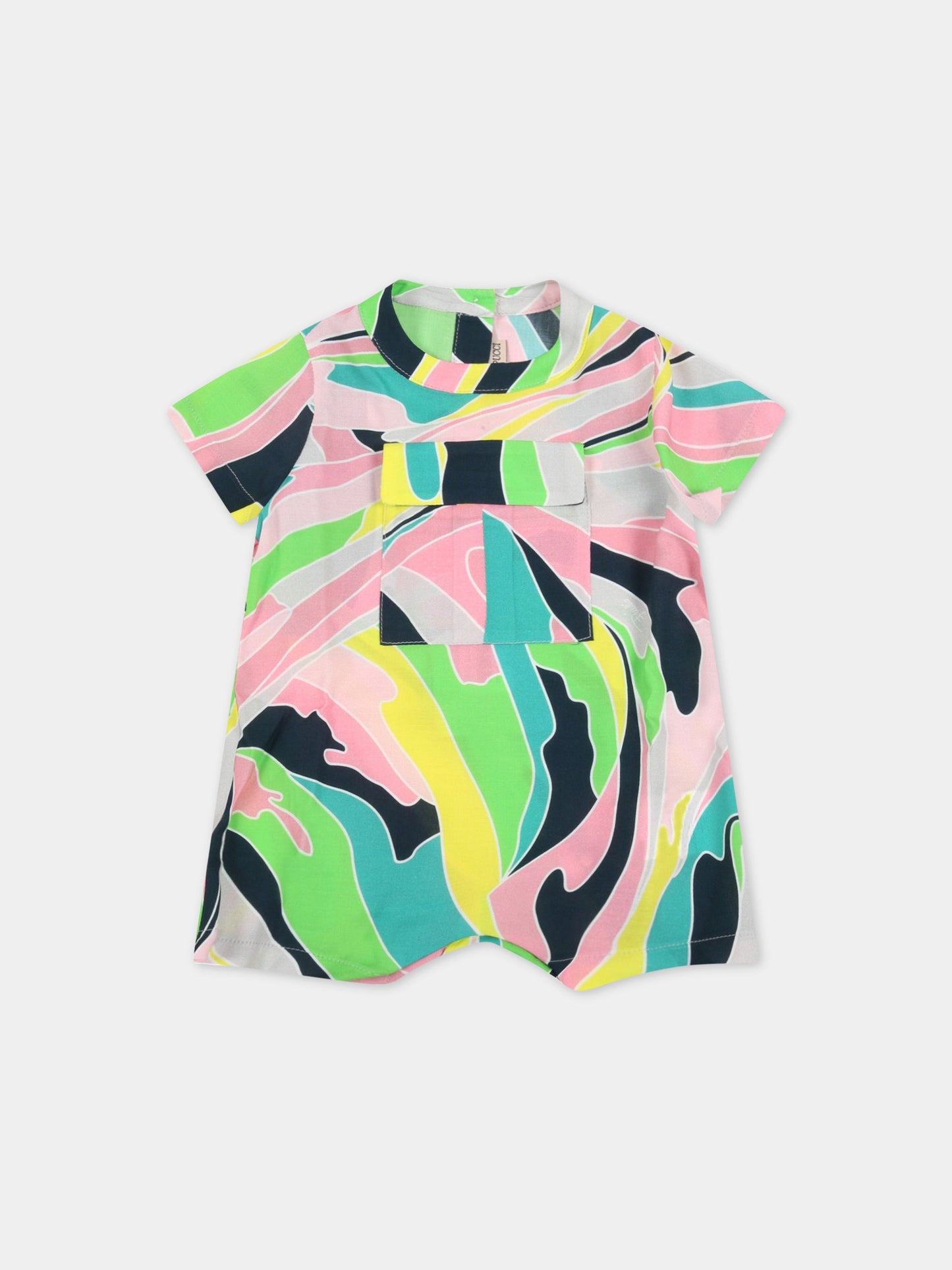 Set multicolor per neonata con iconica stampa,Emilio Pucci Junior,9R0B10 K0064 999