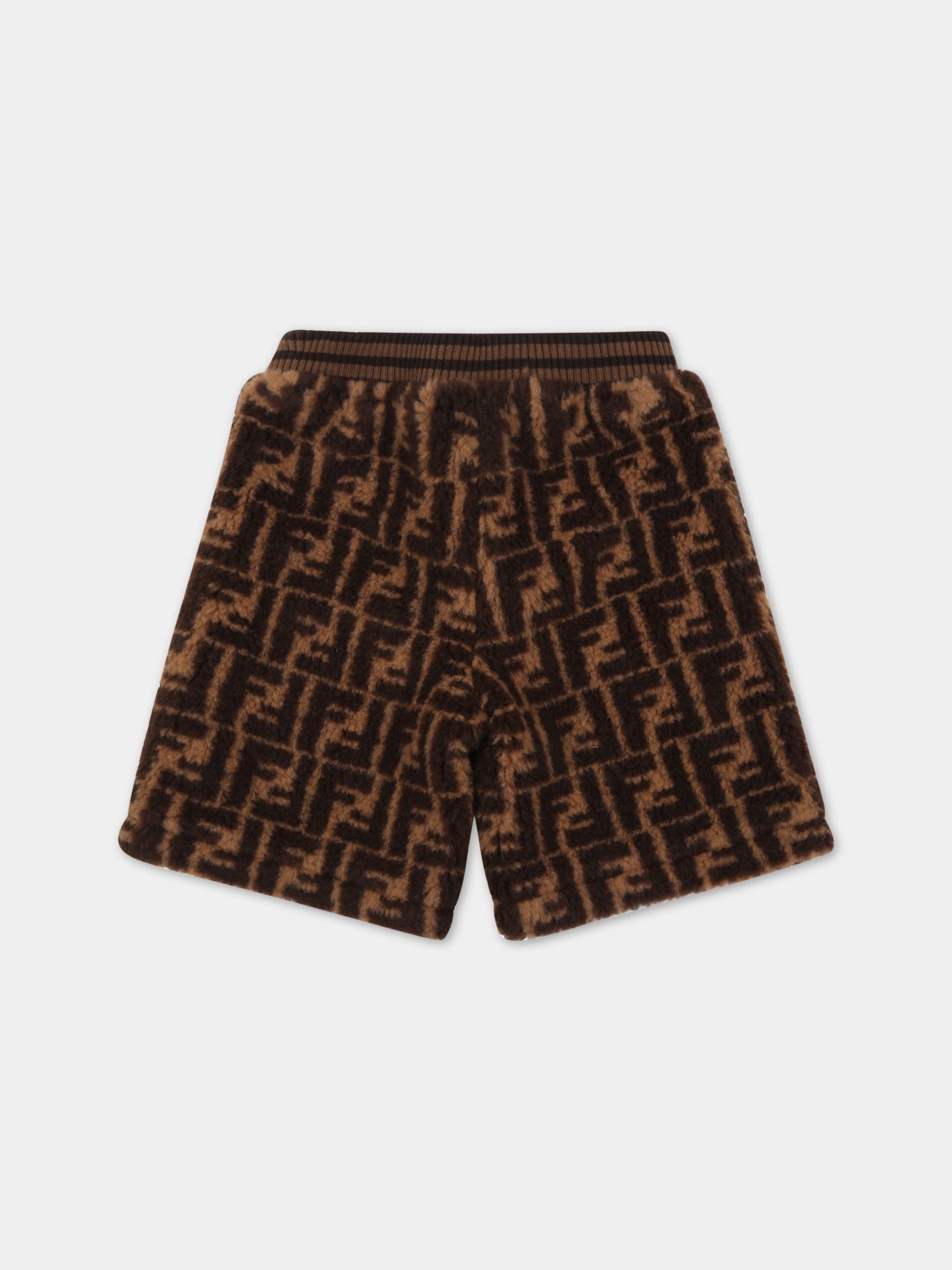 Short marrone per neonato,Fendi Kids,BUF059 AJ2M F15B6