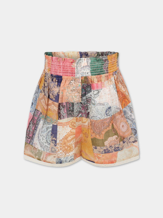 Short multicolor per bambina,Zimmermann,6437ASS221