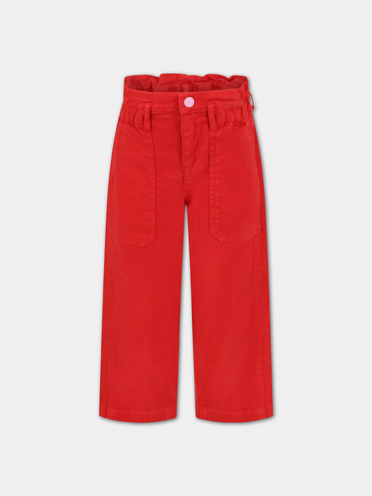 Jeans rossi per bambina,Little Marc Jacobs,W14306 97E