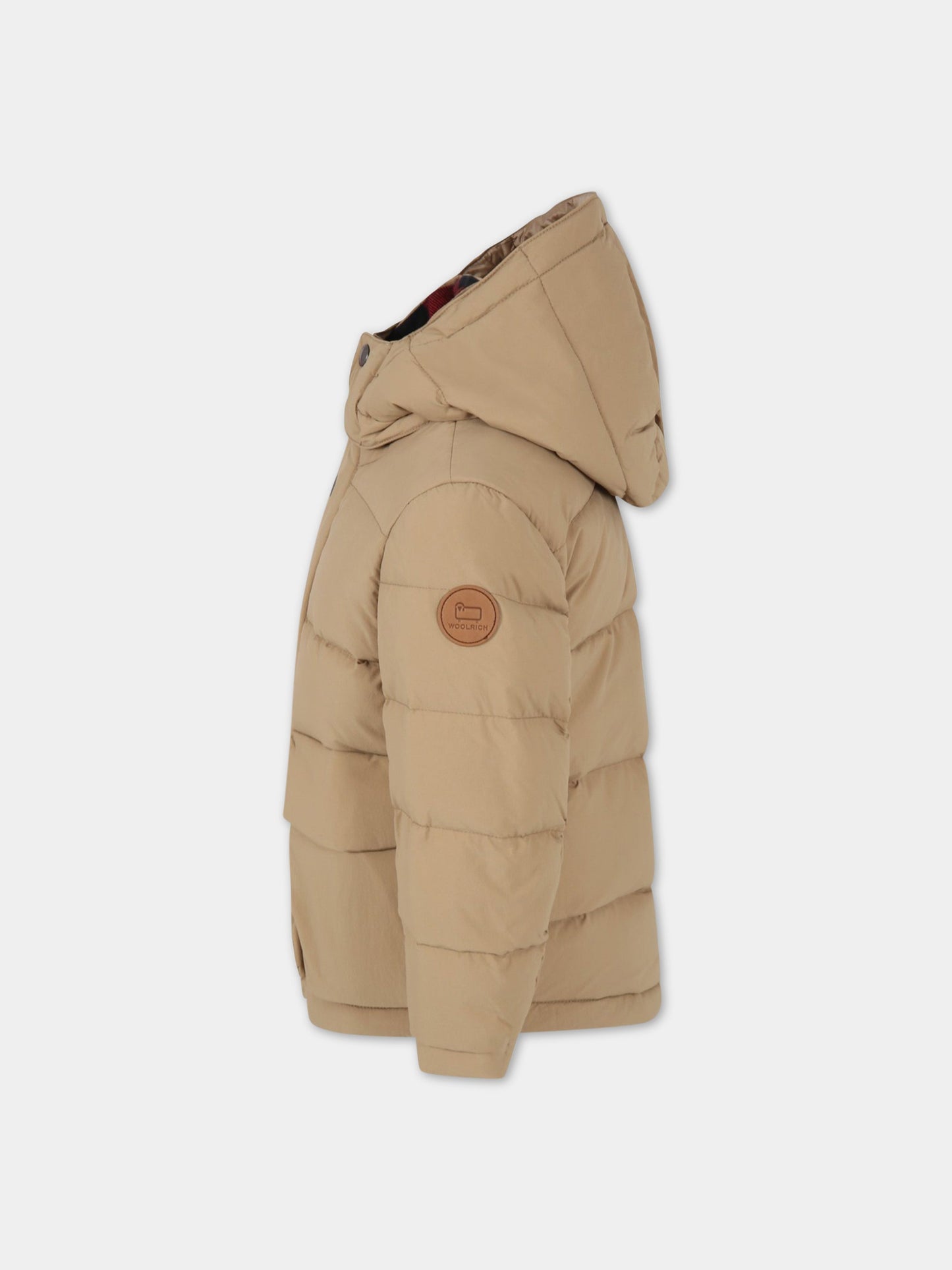 Piumino ''Taslan'' beige per bambino,Woolrich Kids,CFWKOU0292MRUT3077 8926