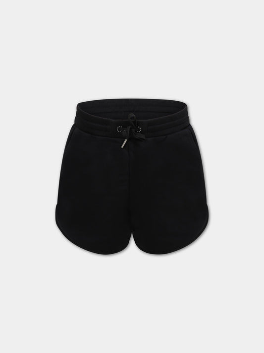 Shorts neri per bambina con logo,Givenchy Kids,H14114 09B