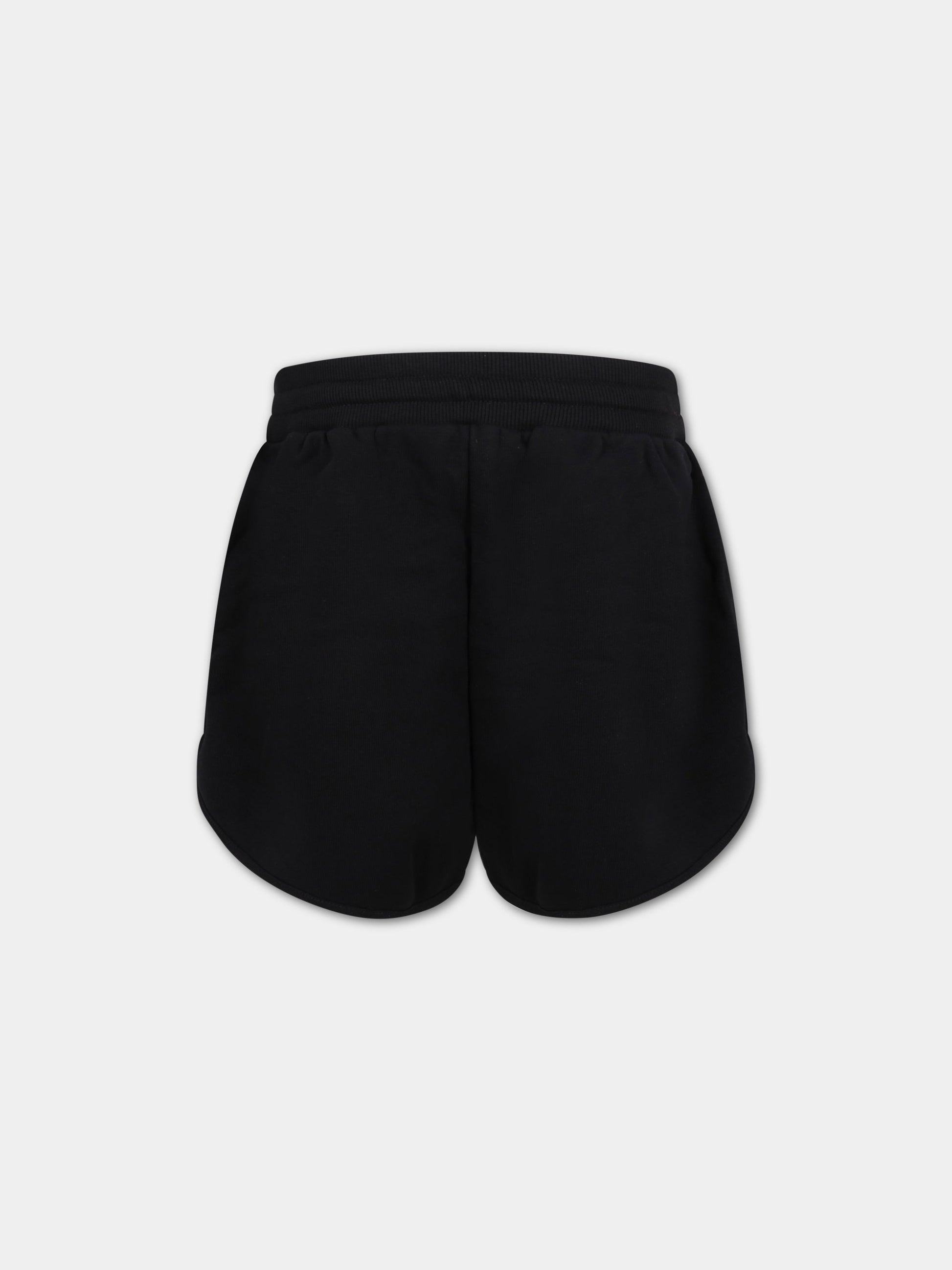 Shorts neri per bambina con logo,Givenchy Kids,H14114 09B