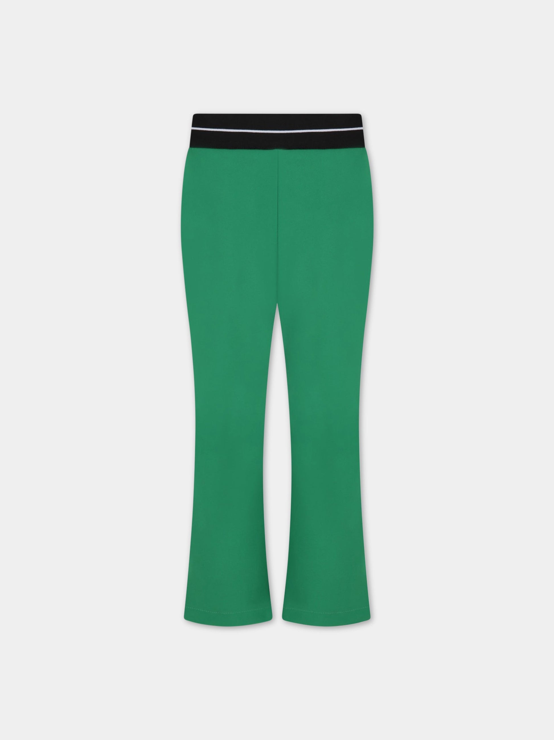 Pantalone verde per bambina,Msgm Kids,MS029176 080