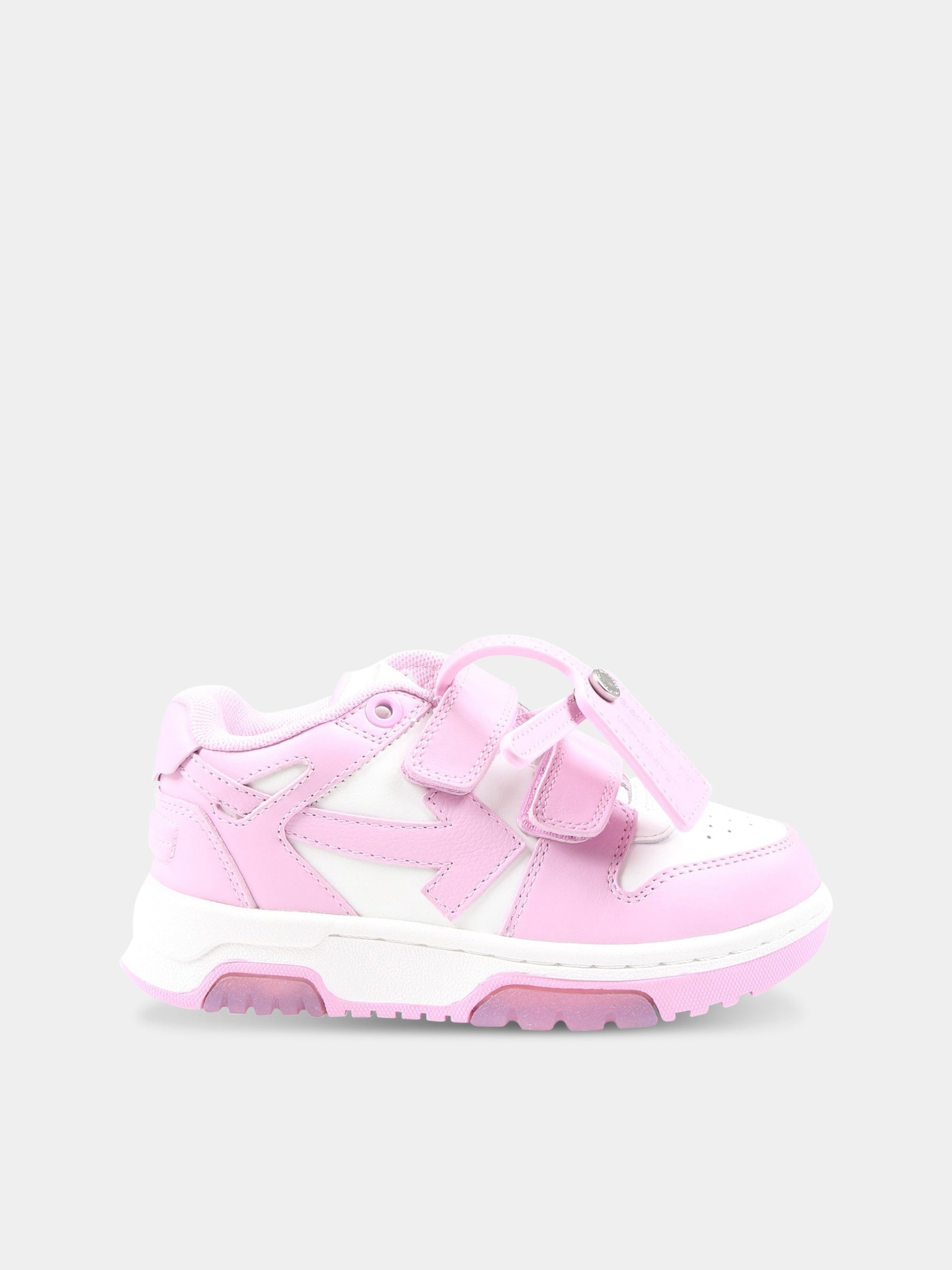 Sneakers ''Out of Office'' multicolor per bambina,Off White,OGIA005F22LEA0010130