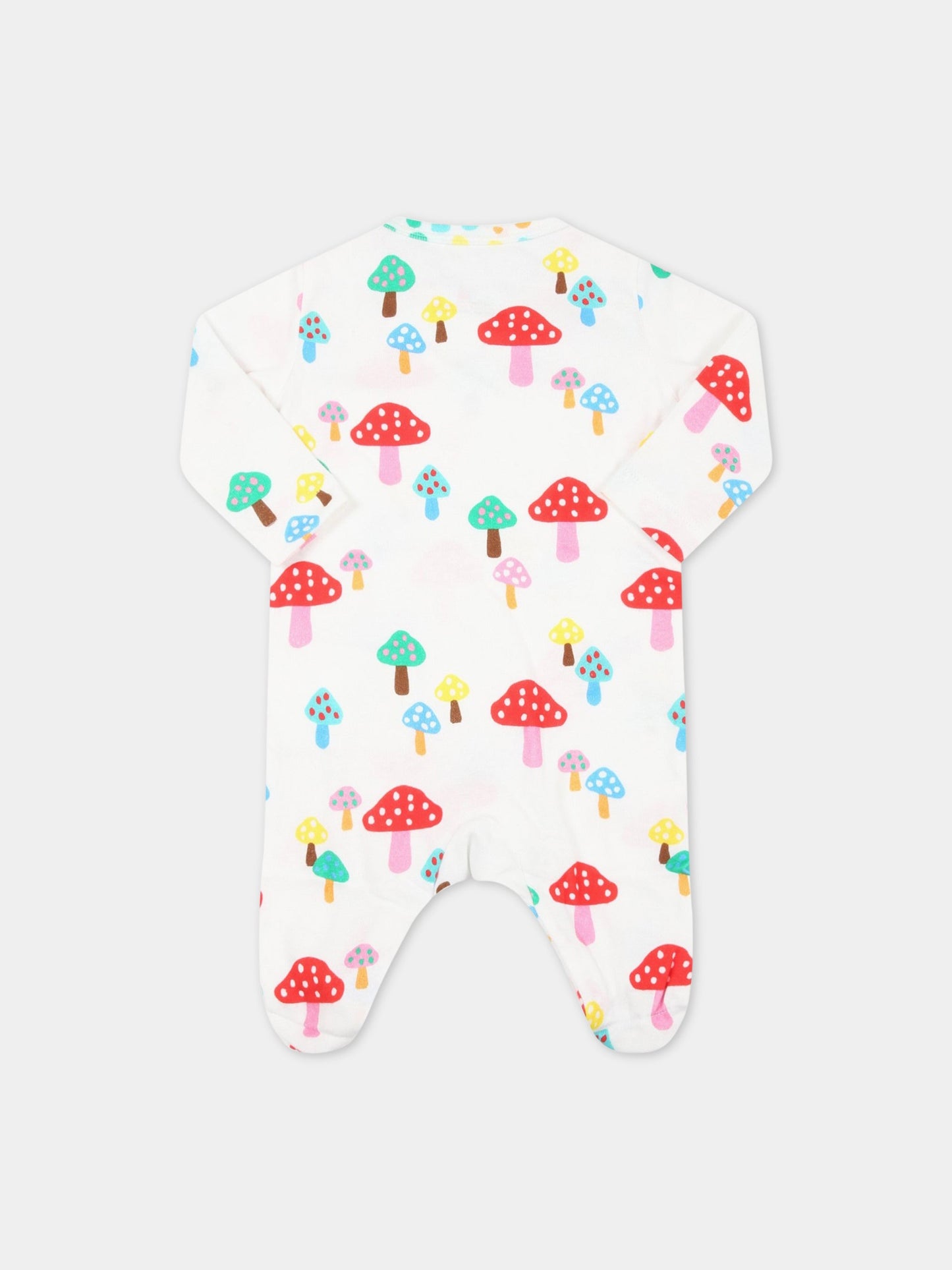 Set bianco per neonata con funghi,Stella Mccartney Kids,8RB020 Z0679 101MC