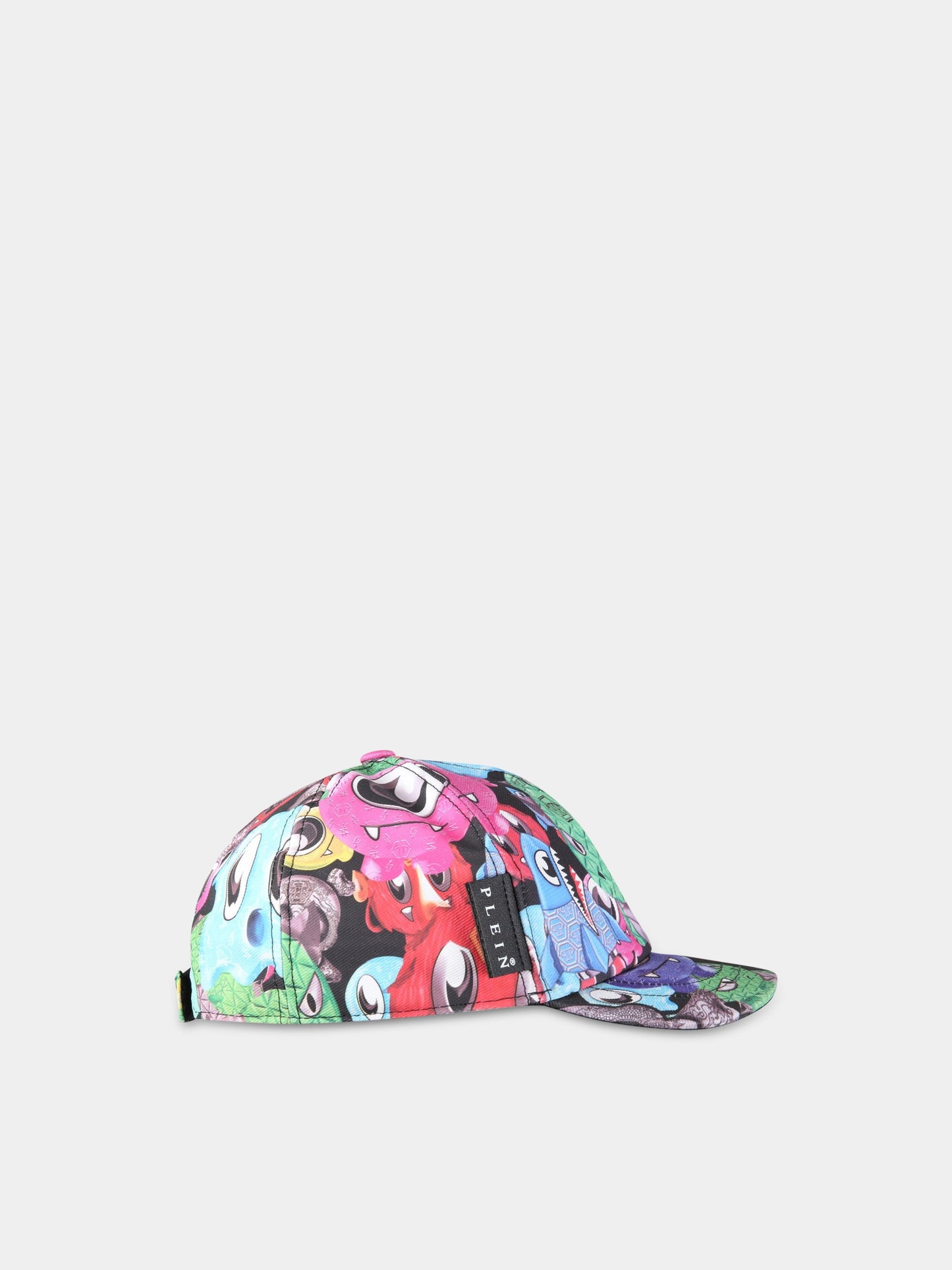 Cappello multicolor per bambino con mostri,Philipp Plein Junior,2NX002 LOB09 MONSTERS