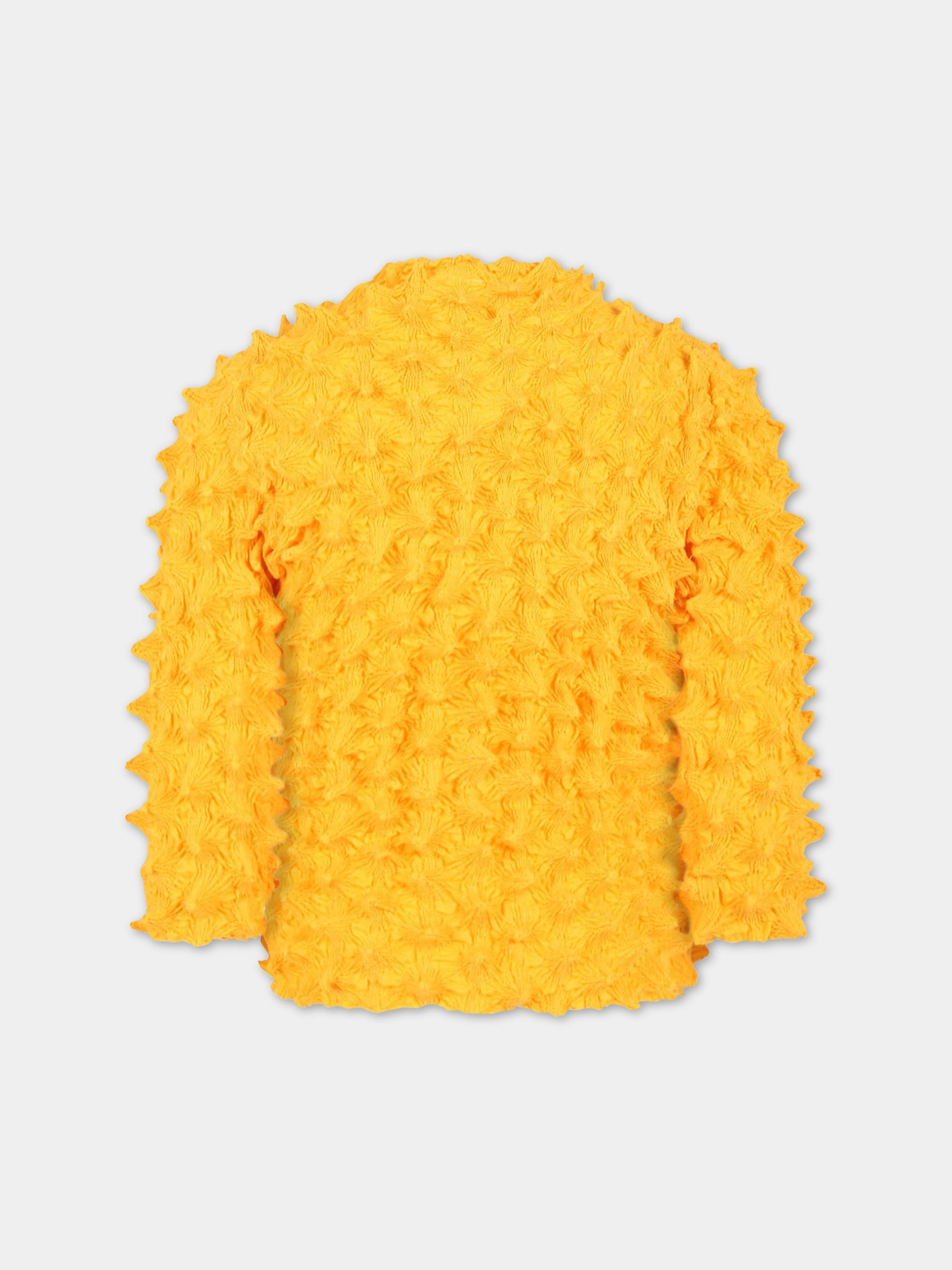 T-shirt arancione per bambina,Marques Almeida,AW22KIDSTP0431SHB