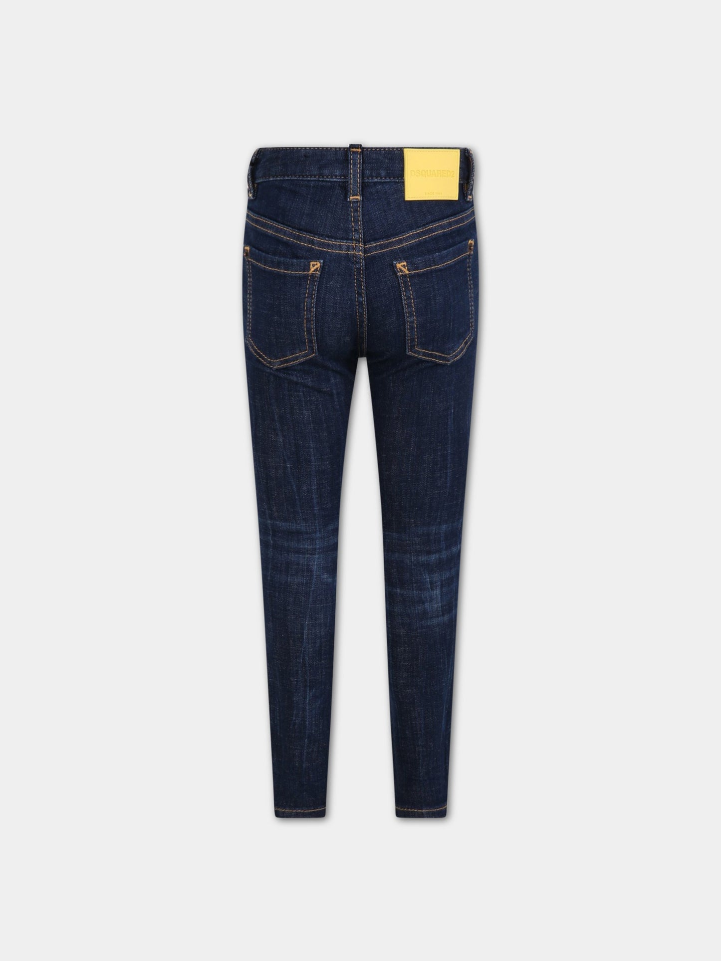 Jeans blu per bambina,Dsquared2,DQ01DX D005C DQ01