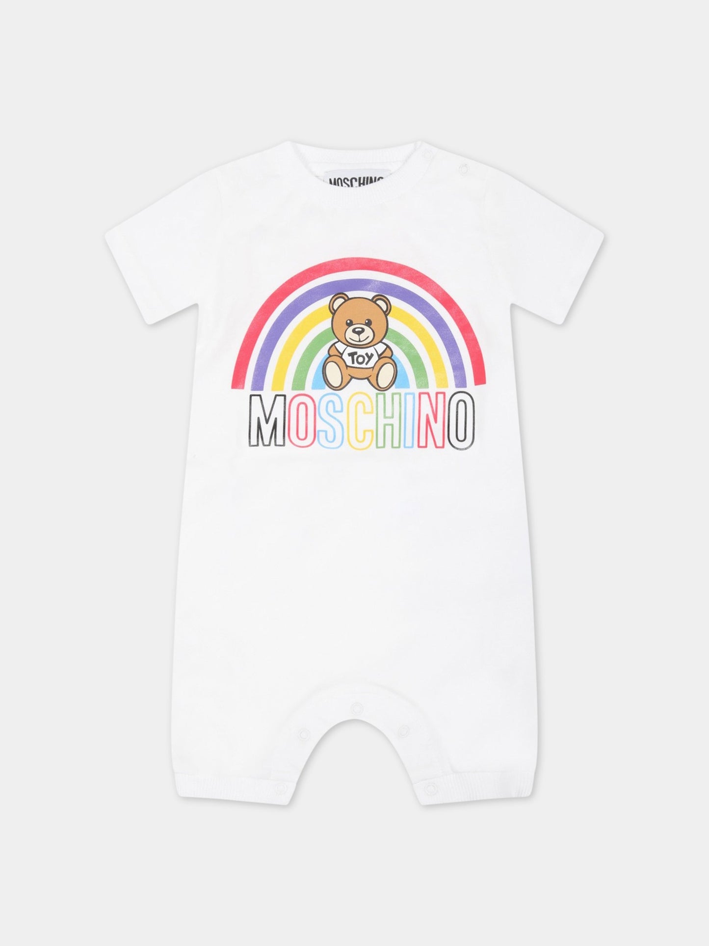 Set multicolor per neonata con loghi,Moschino Kids,MNY02P LAB31 82789