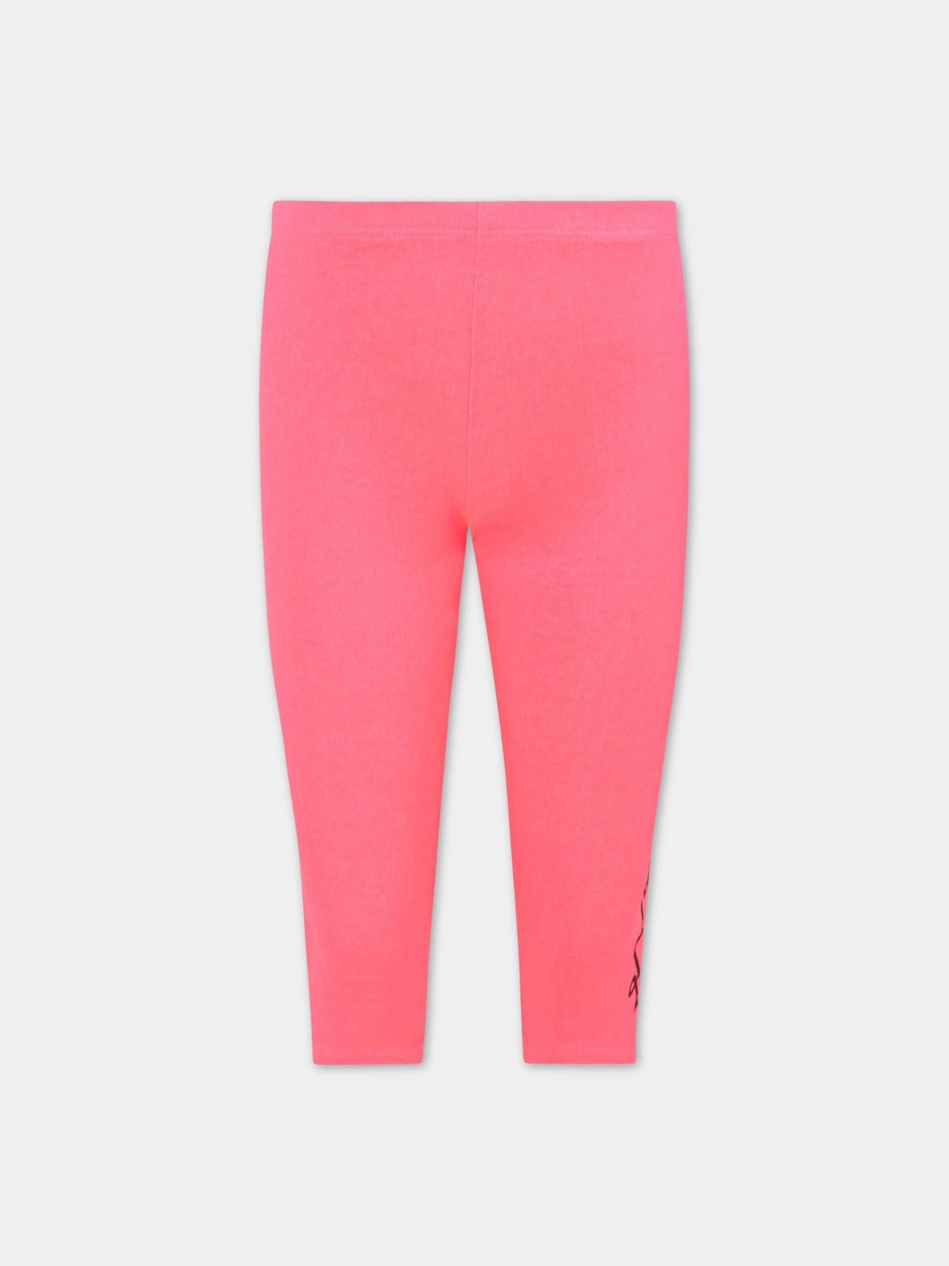 Leggings fucsia-fluo per bambina,Dimensione Danza,029691FL 134