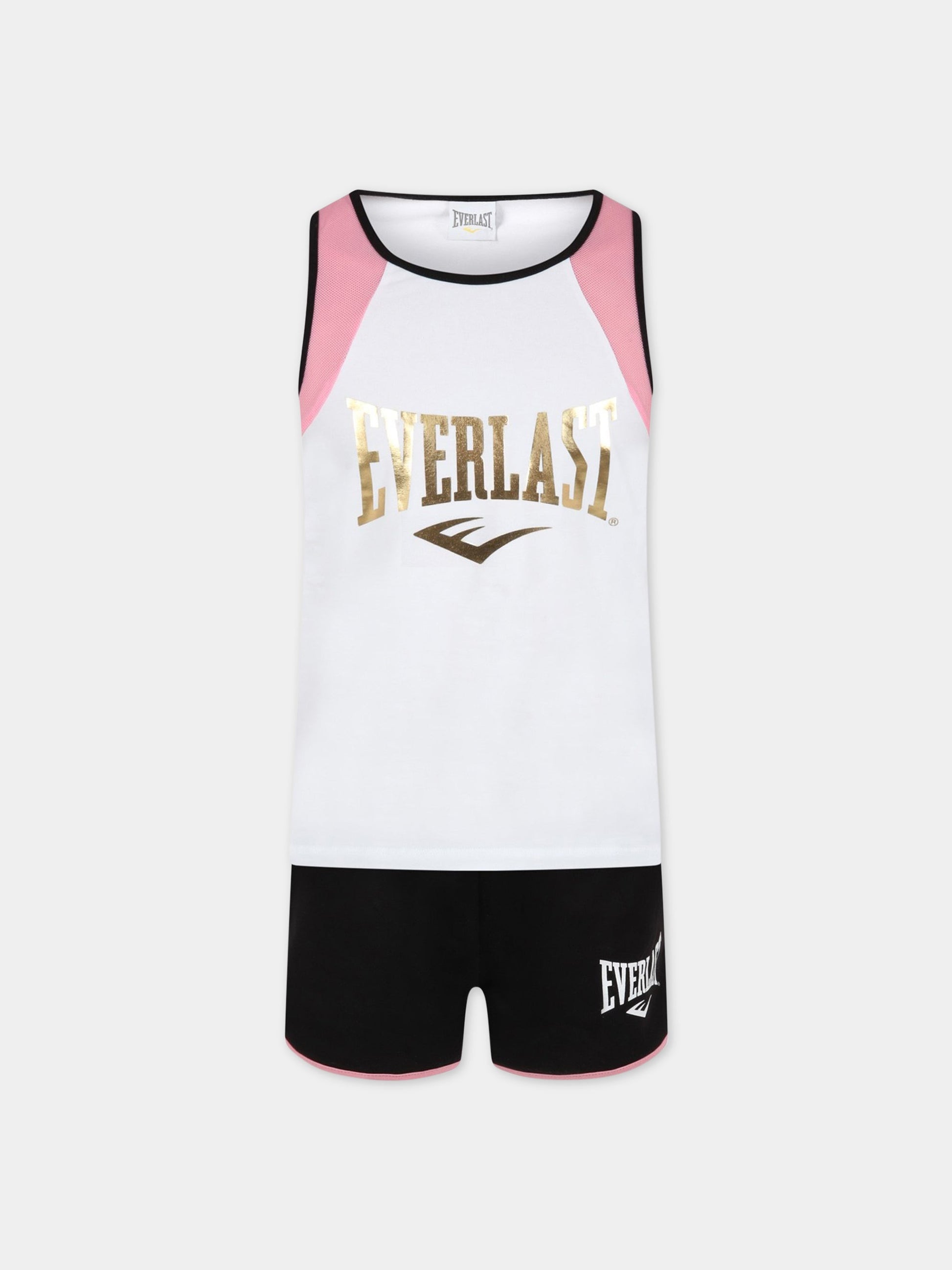 Completo multicolor per bambina con logo dorato,Everlast,031145 001/01