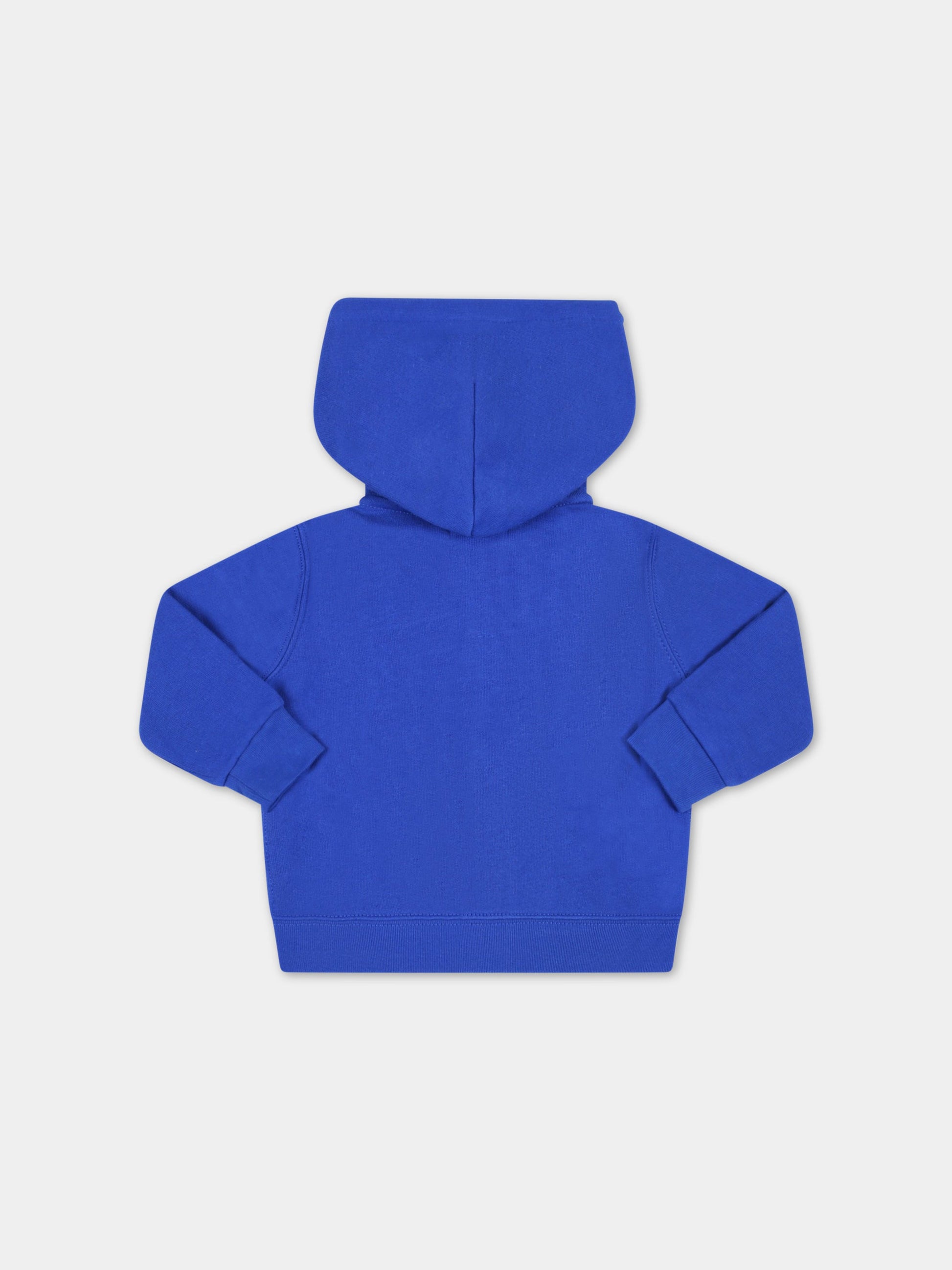 Felpa blu per neonato con Polo Bear,Ralph Lauren Kids,891801001