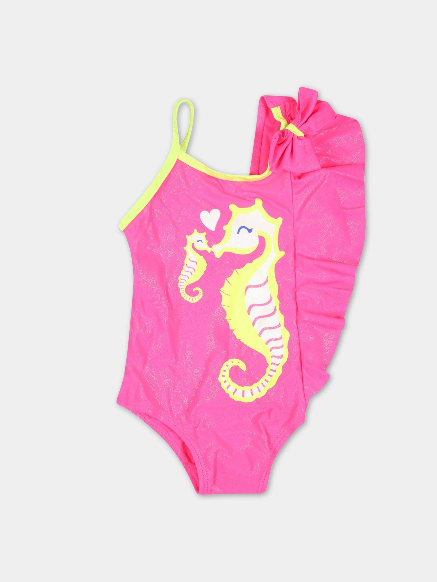 Costume da bagno fucsia per neonata,Billieblush,U00098 47A