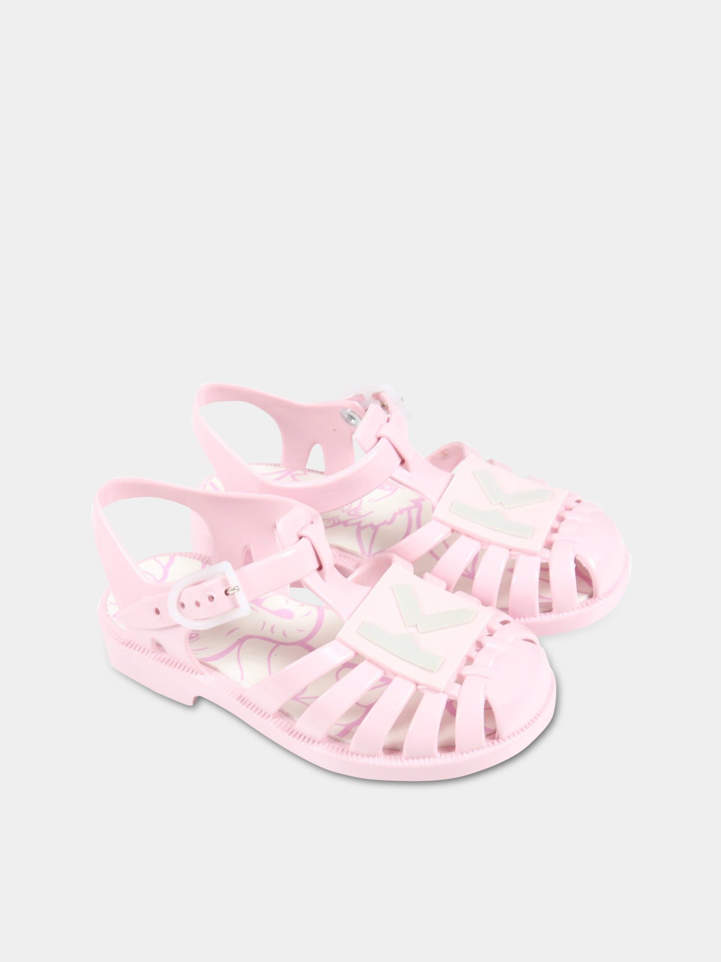 Sandali rosa per bambina,Kenzo Kids,K59030 454