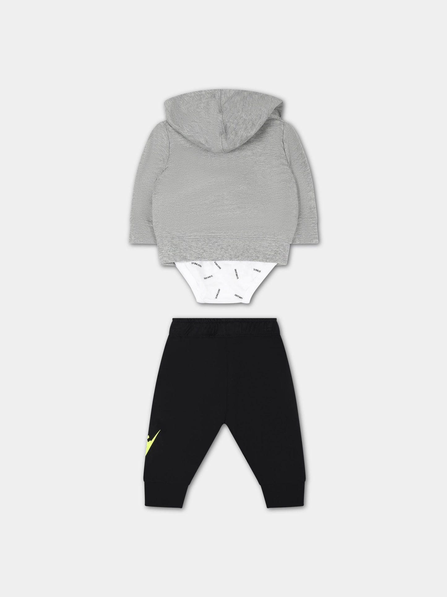 Completo multicolor per neonato con logo,Nike,5UF323 023