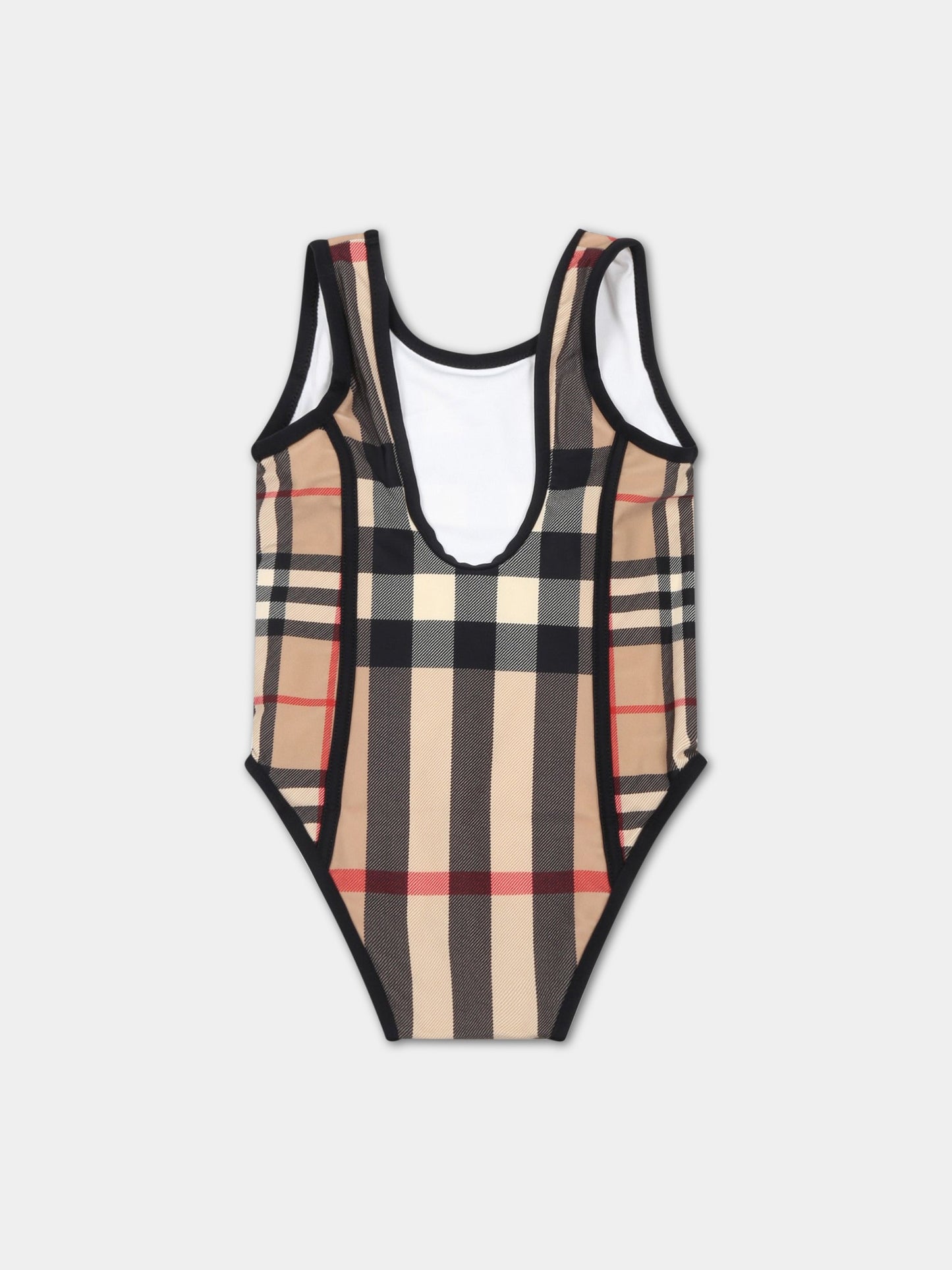 Costume beige da bagno per nonata,Burberry Kids,8061960