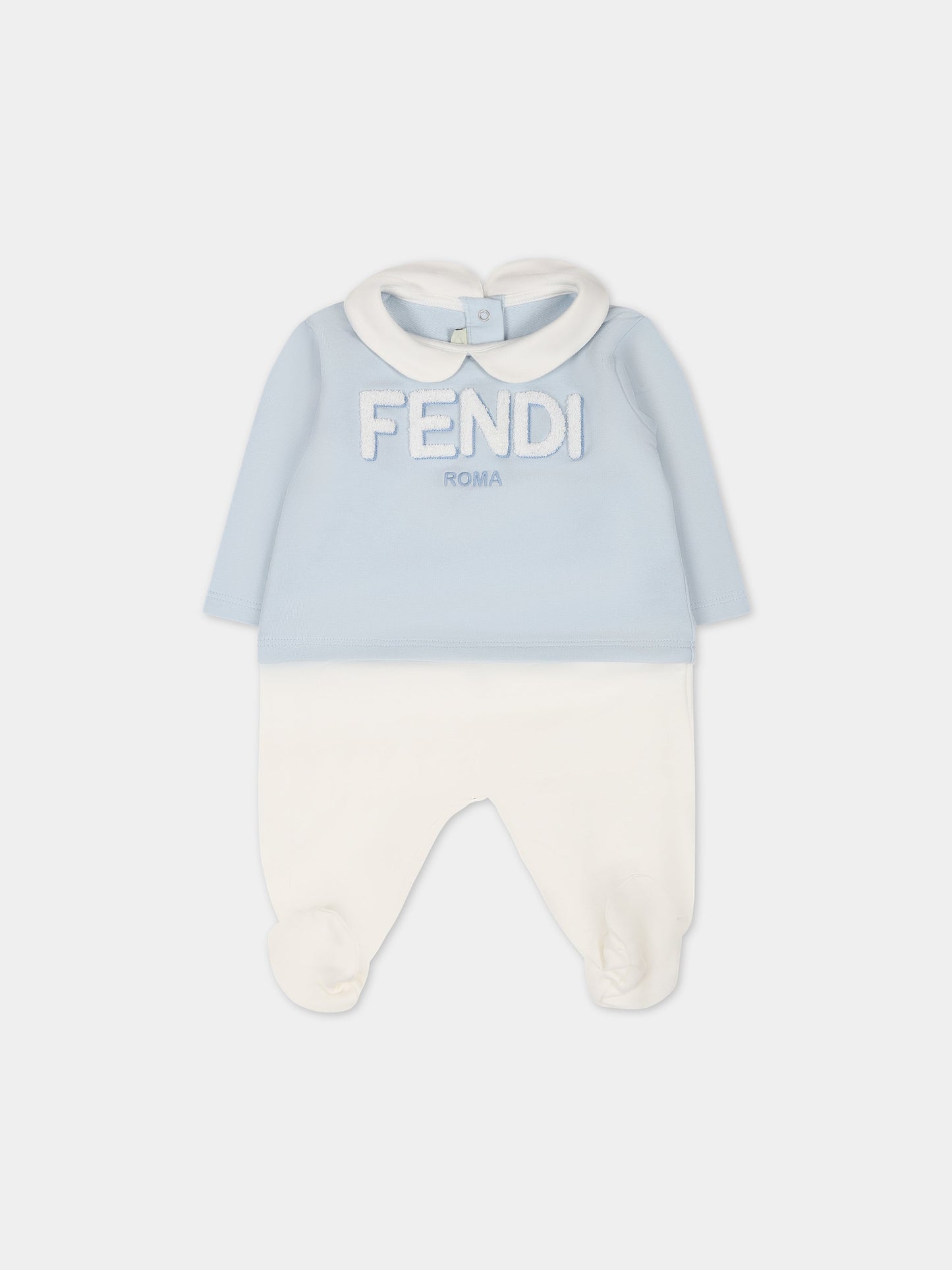 Set multicolor per neonato con logo,Fendi Kids,BUK096 8RA F19J4