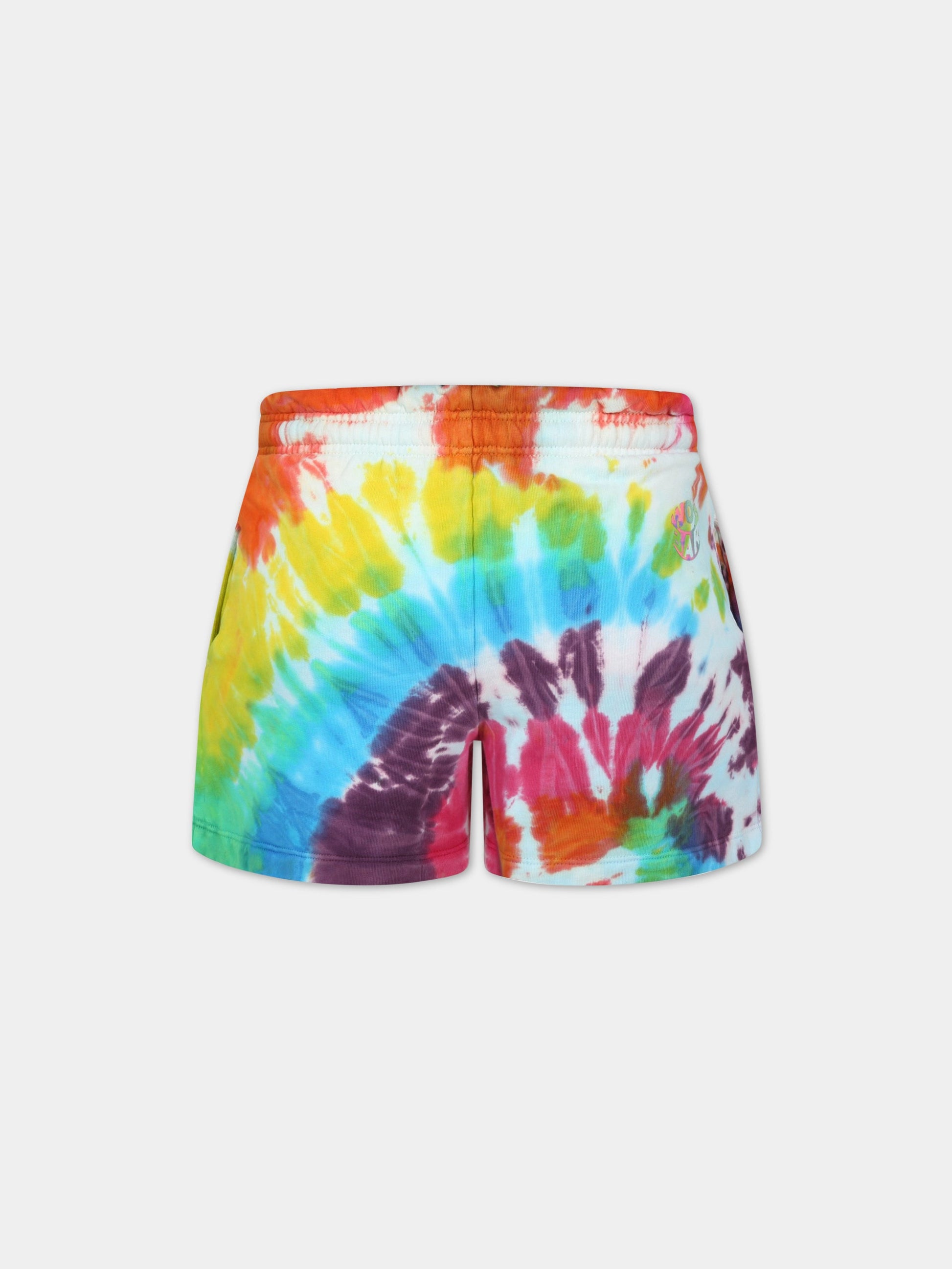 Short multicolor per bambina con logo,Barrow,030478 200