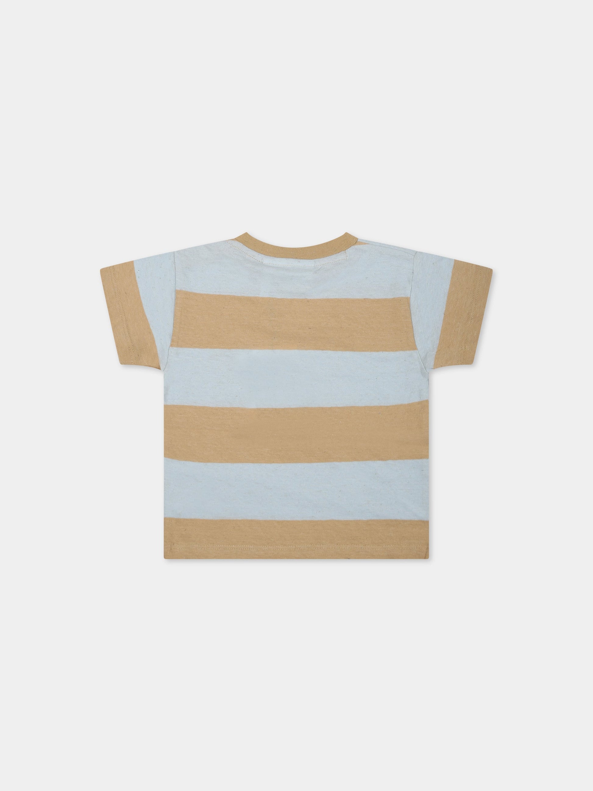 T-shirt multicolor per neonato con stampa sole,Molo,6S23A203 6778