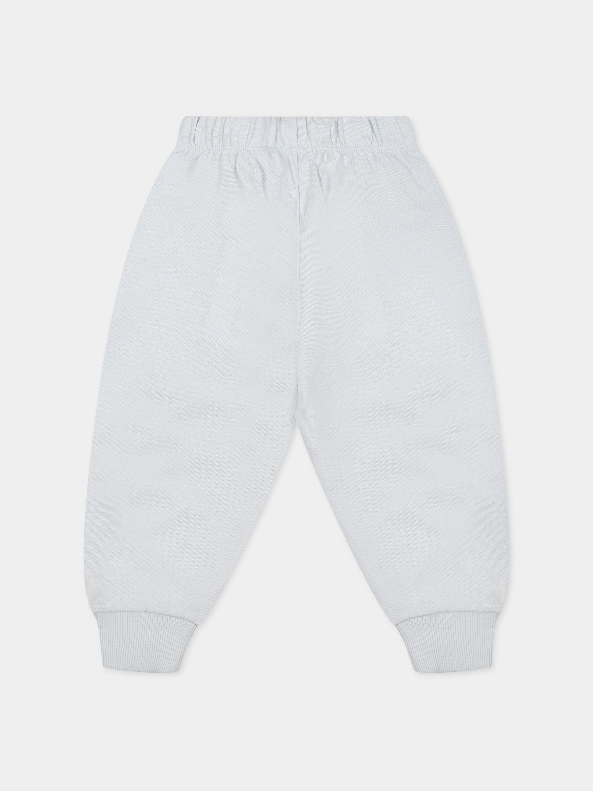 Pantaloni celesti per neonati con stampa sole,Molo,6S23I203 8068