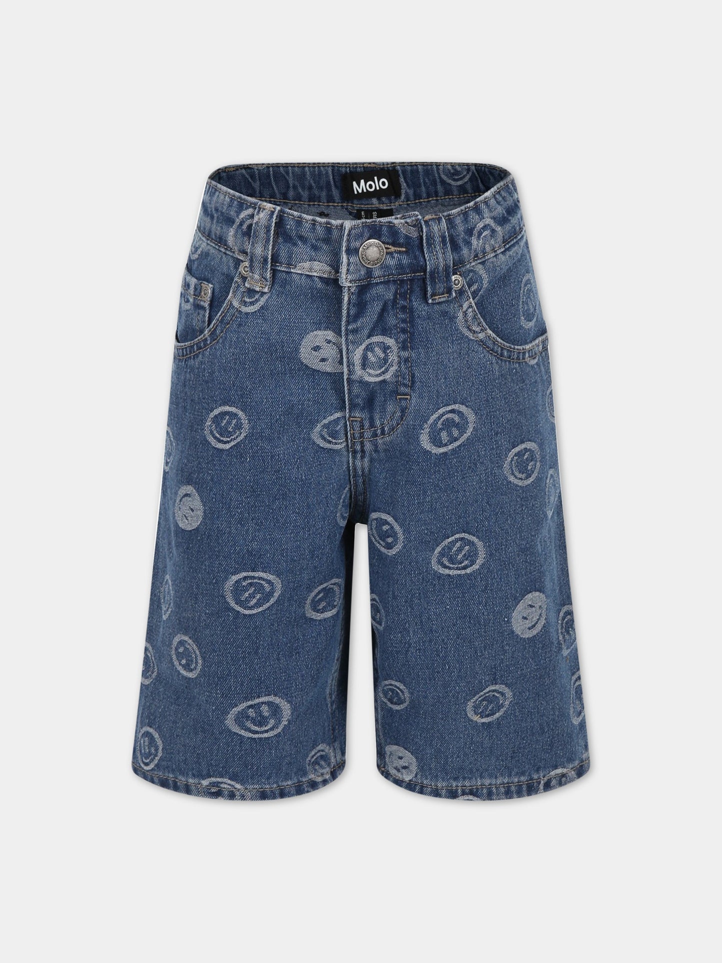 Bermuda blu per bambino con smile,Molo,6S23H104 6791