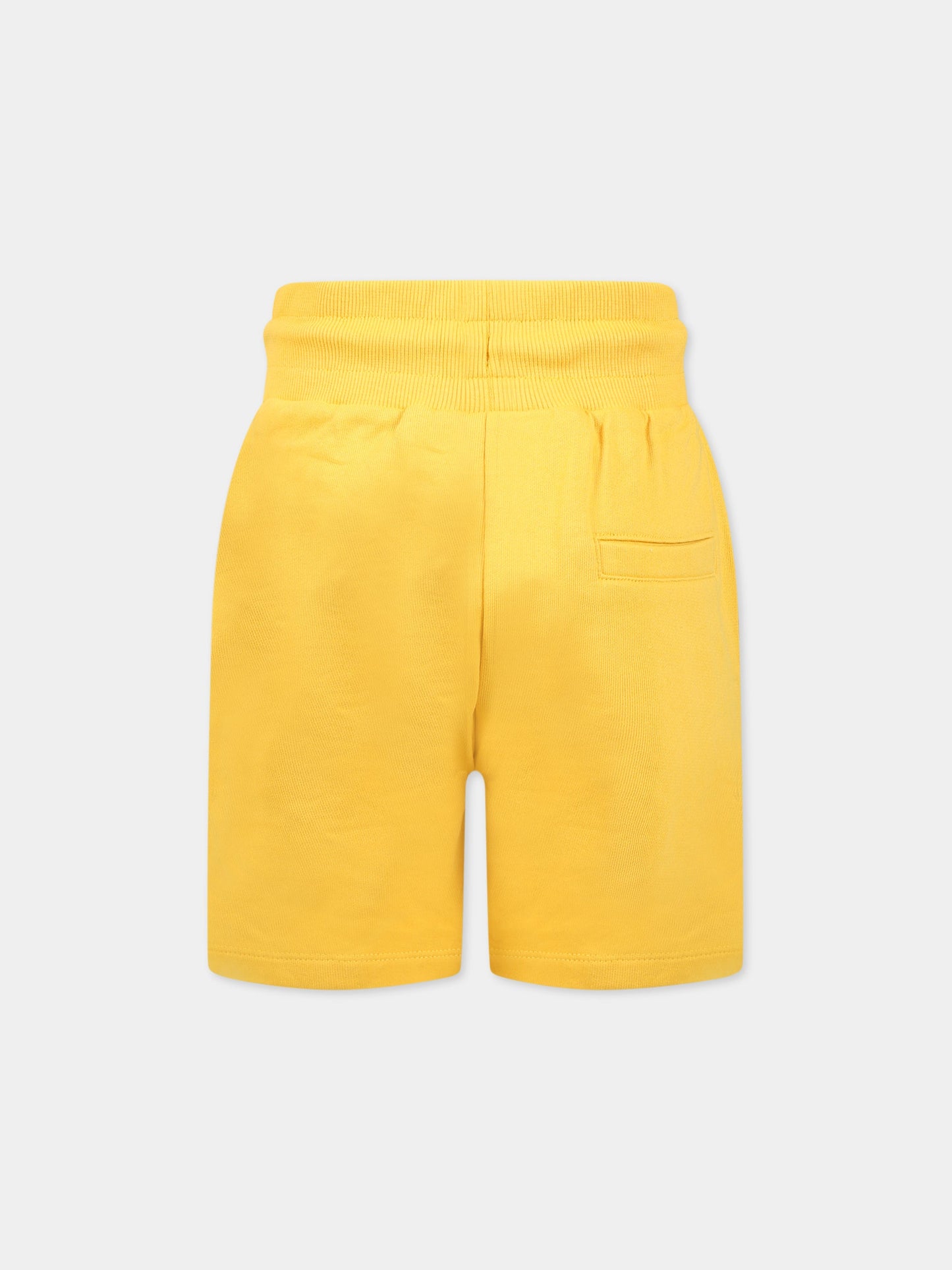 Shorts giallo per bambino con smile e logo,Molo,6S23H105 8721