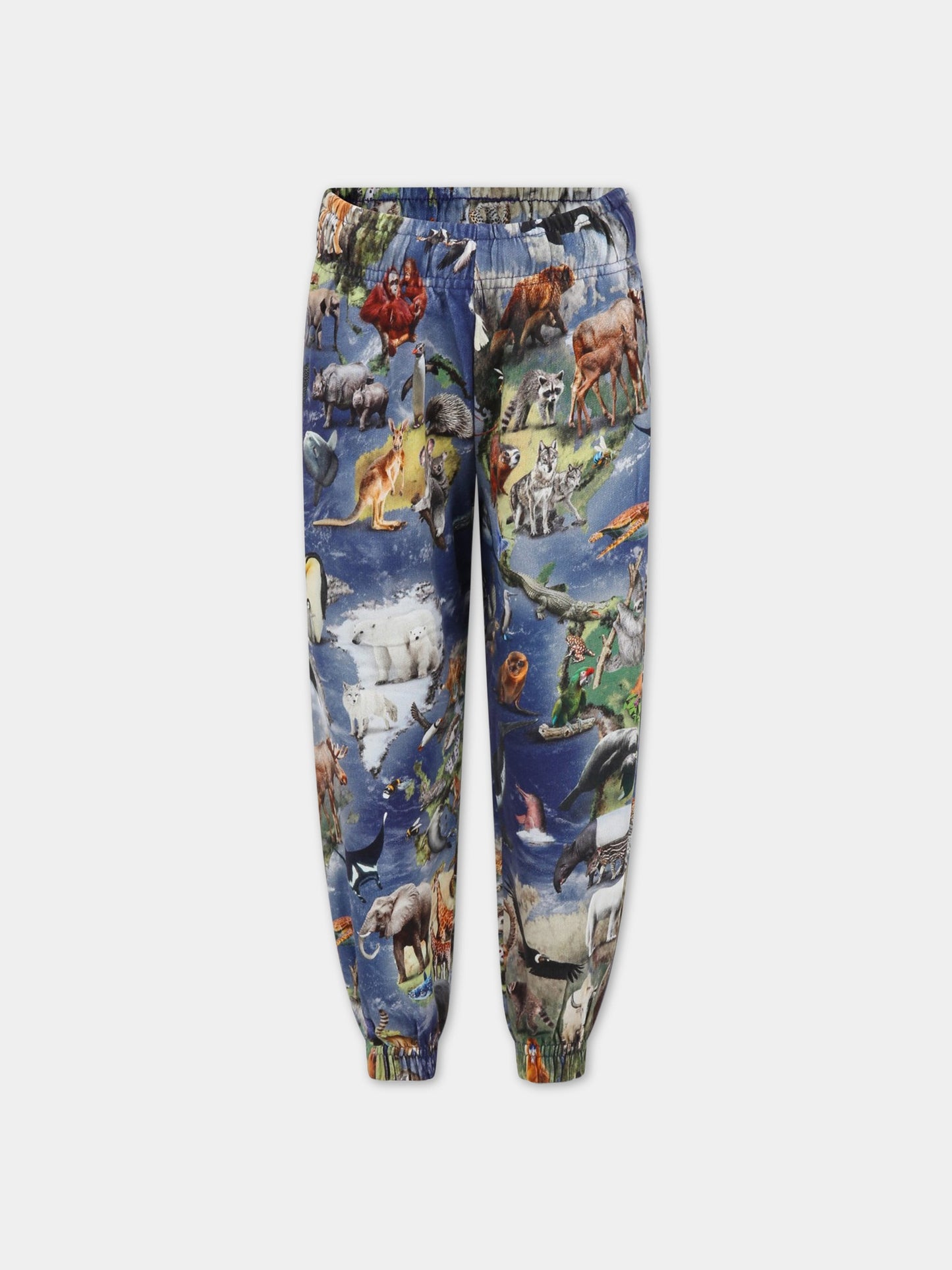 Pantaloni multicolor per bambino con animali,Molo,6S23I208 6766