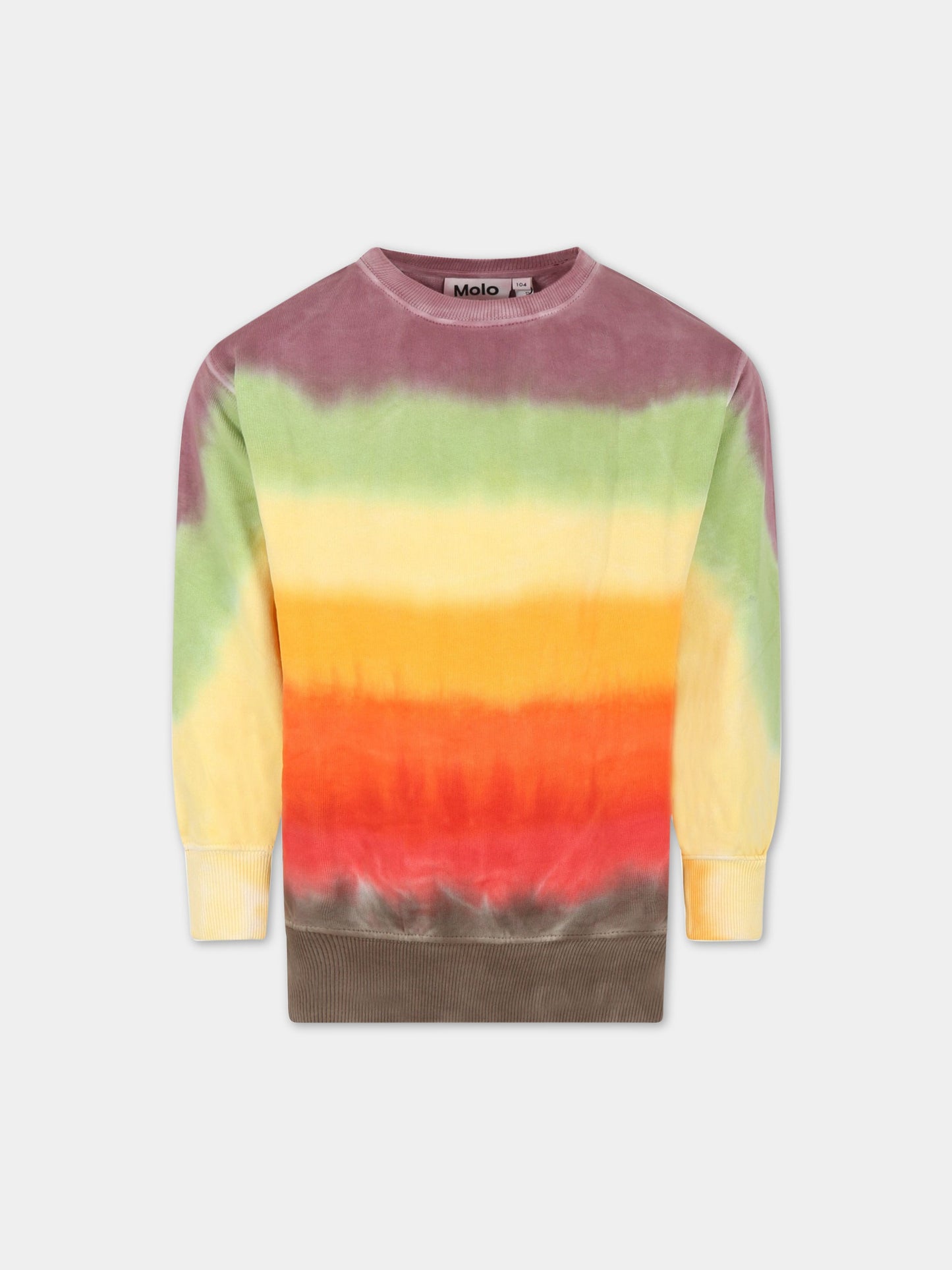 Felpa multicolor per bambini con patch,Molo,6S23J203 5961