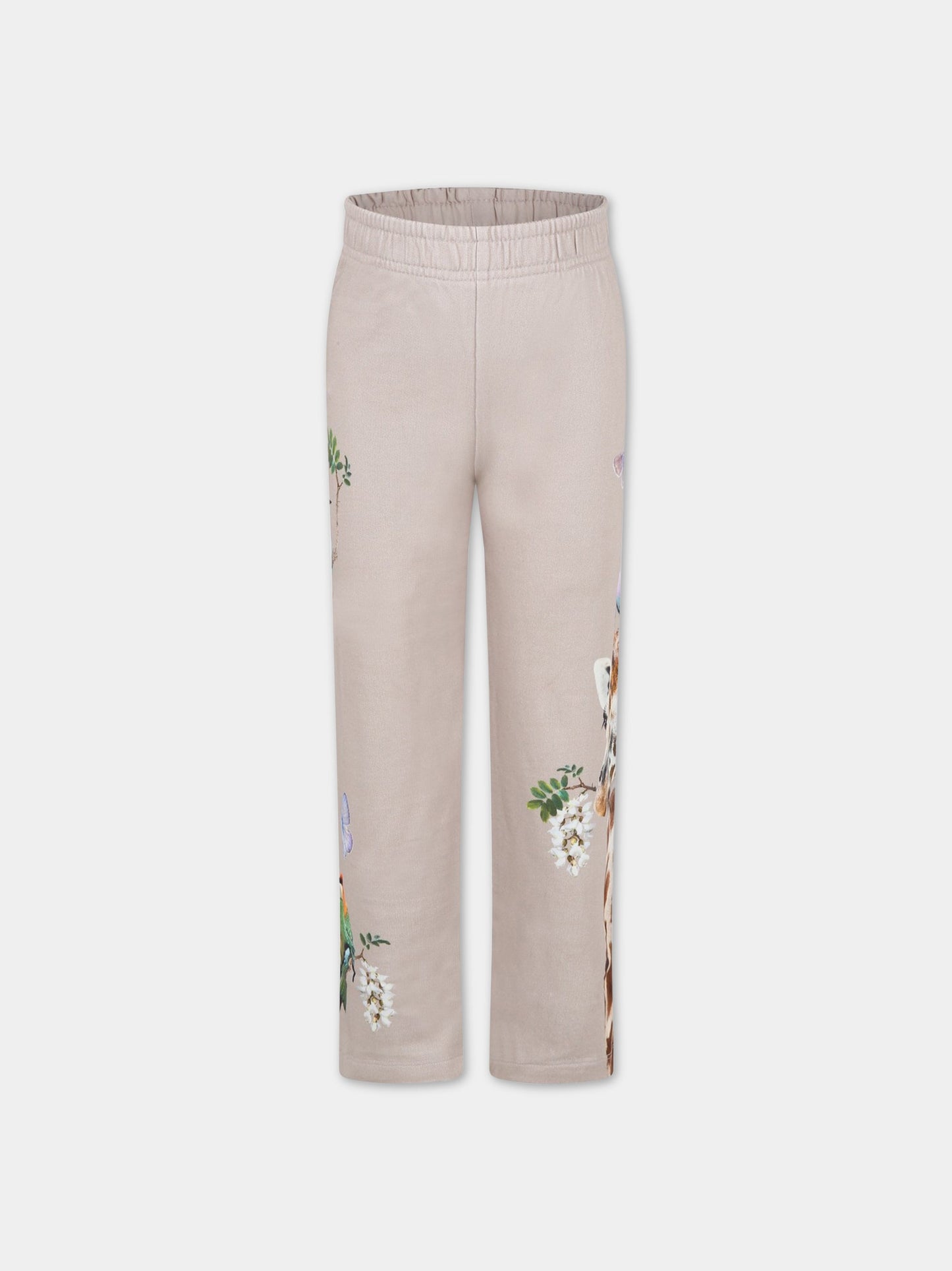 Pantaloni beige da tuta per bambina,Molo,2S23I213 3273