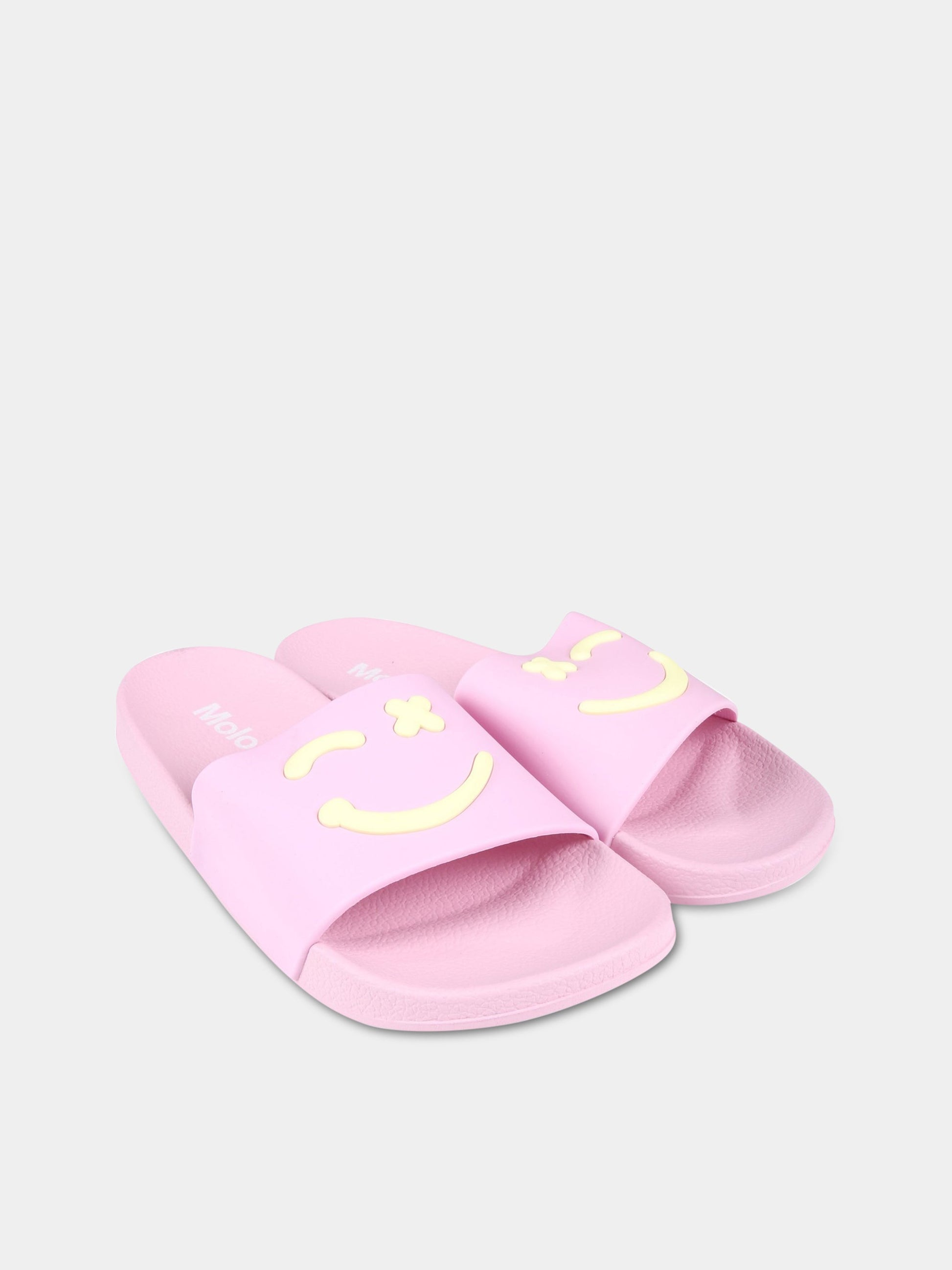 Sandali rosa per bambina con smile,Molo,7S23U202 8675