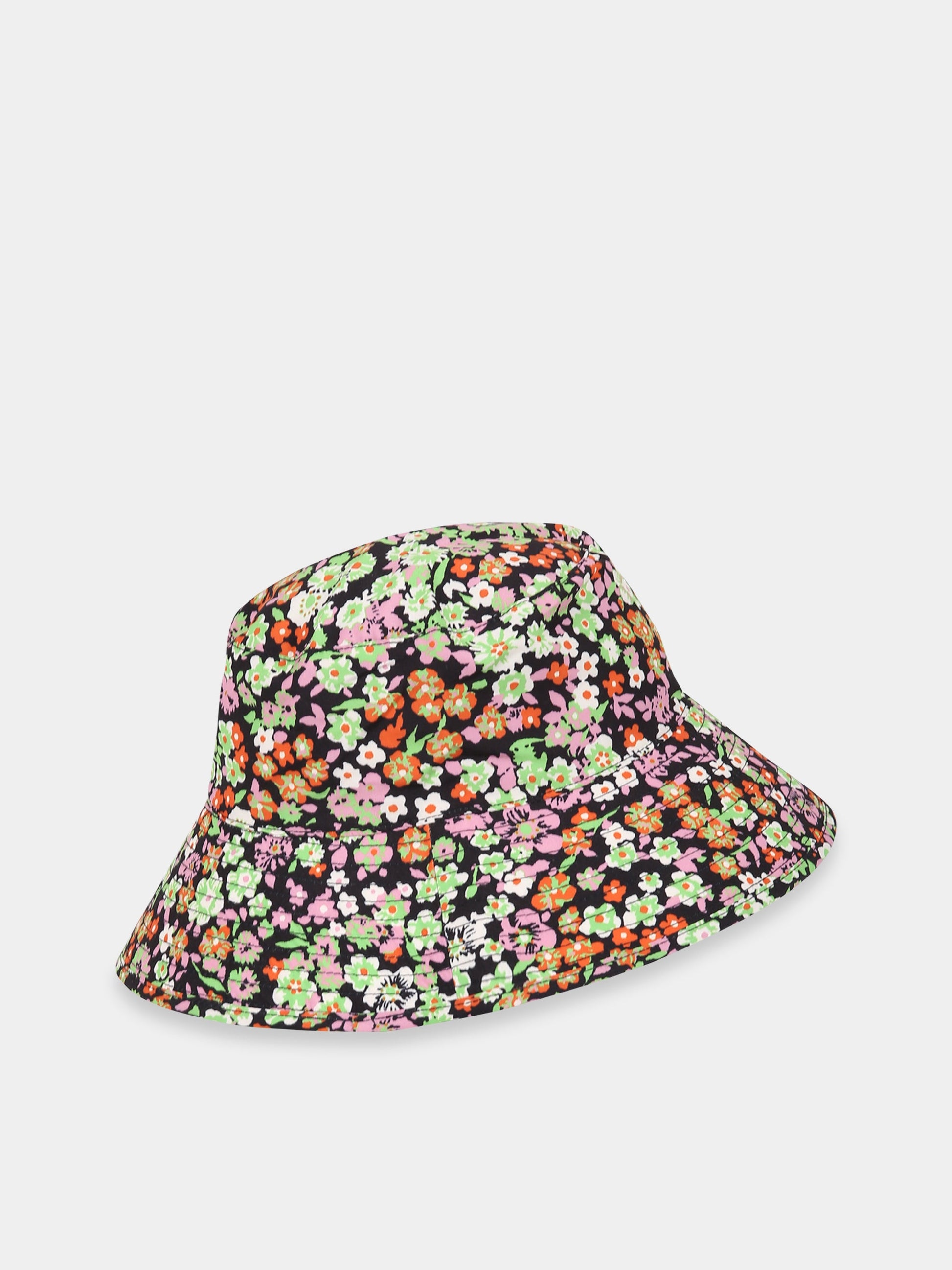 Cloche multicolor per bambina con stampa floreale,Molo,7S23Y303 6679