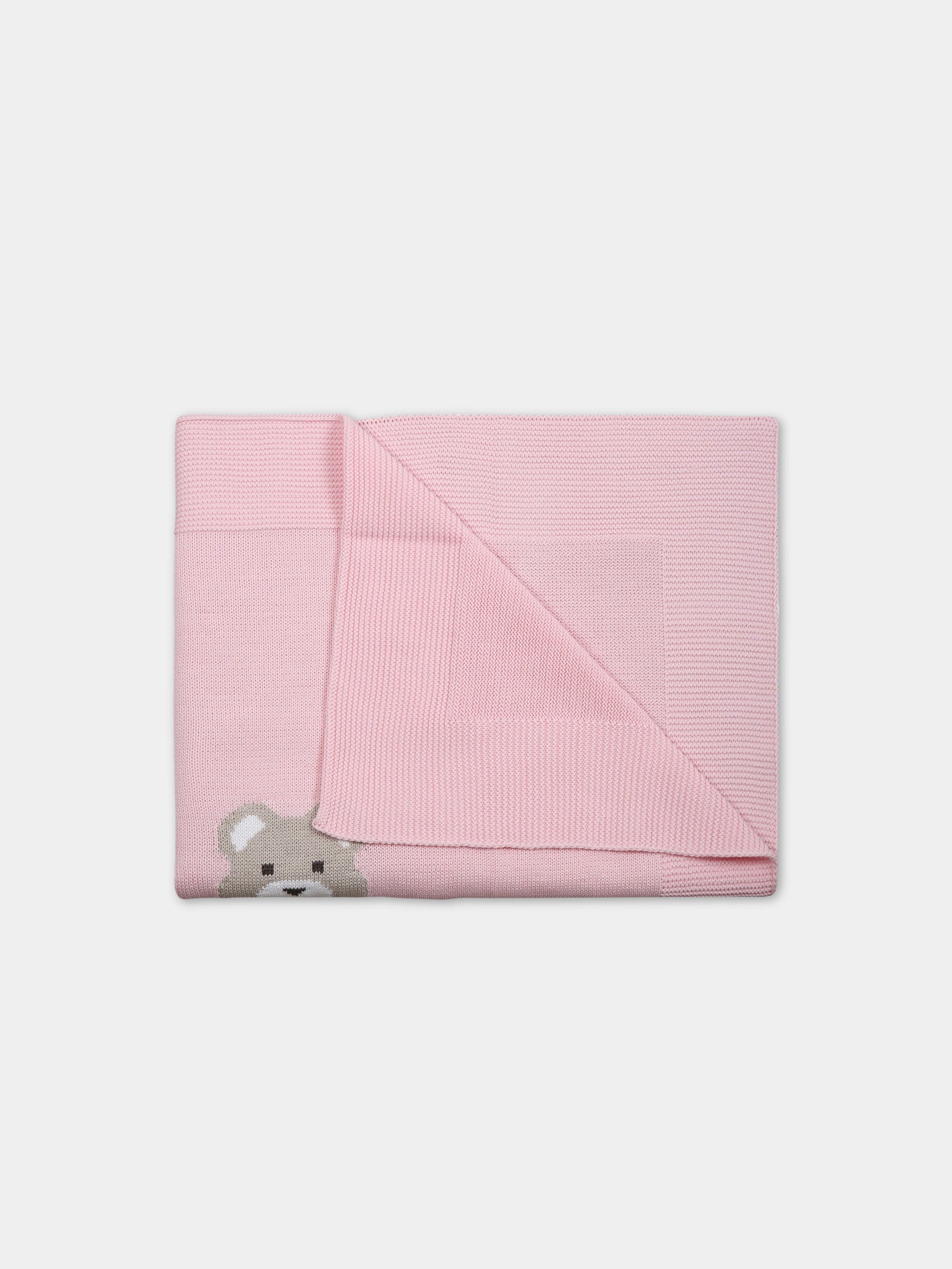Coperta rosa per neonata,Little Bear,6124 ROSA