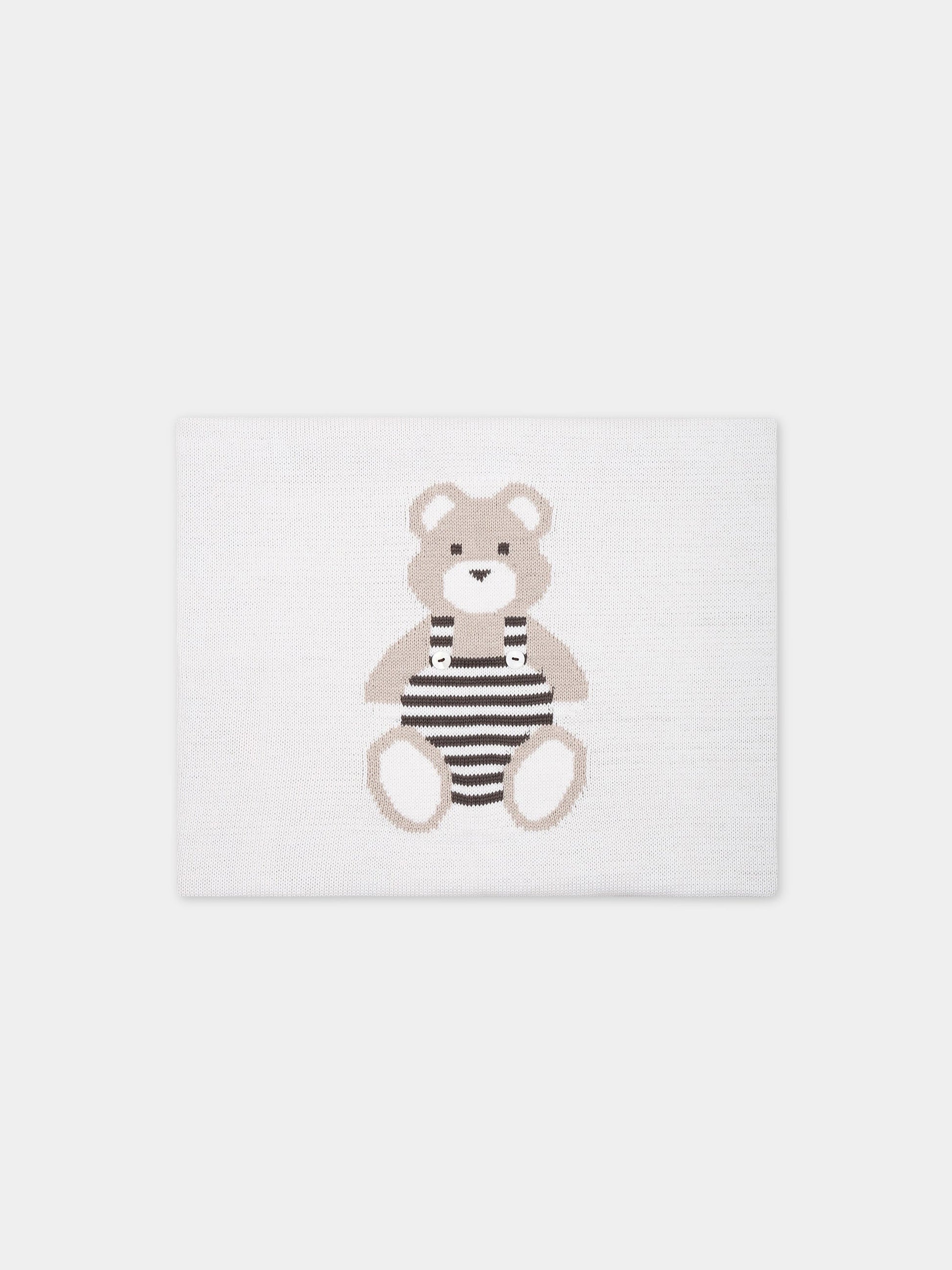Coperta bianca per neonati,Little Bear,6124 BIANCO