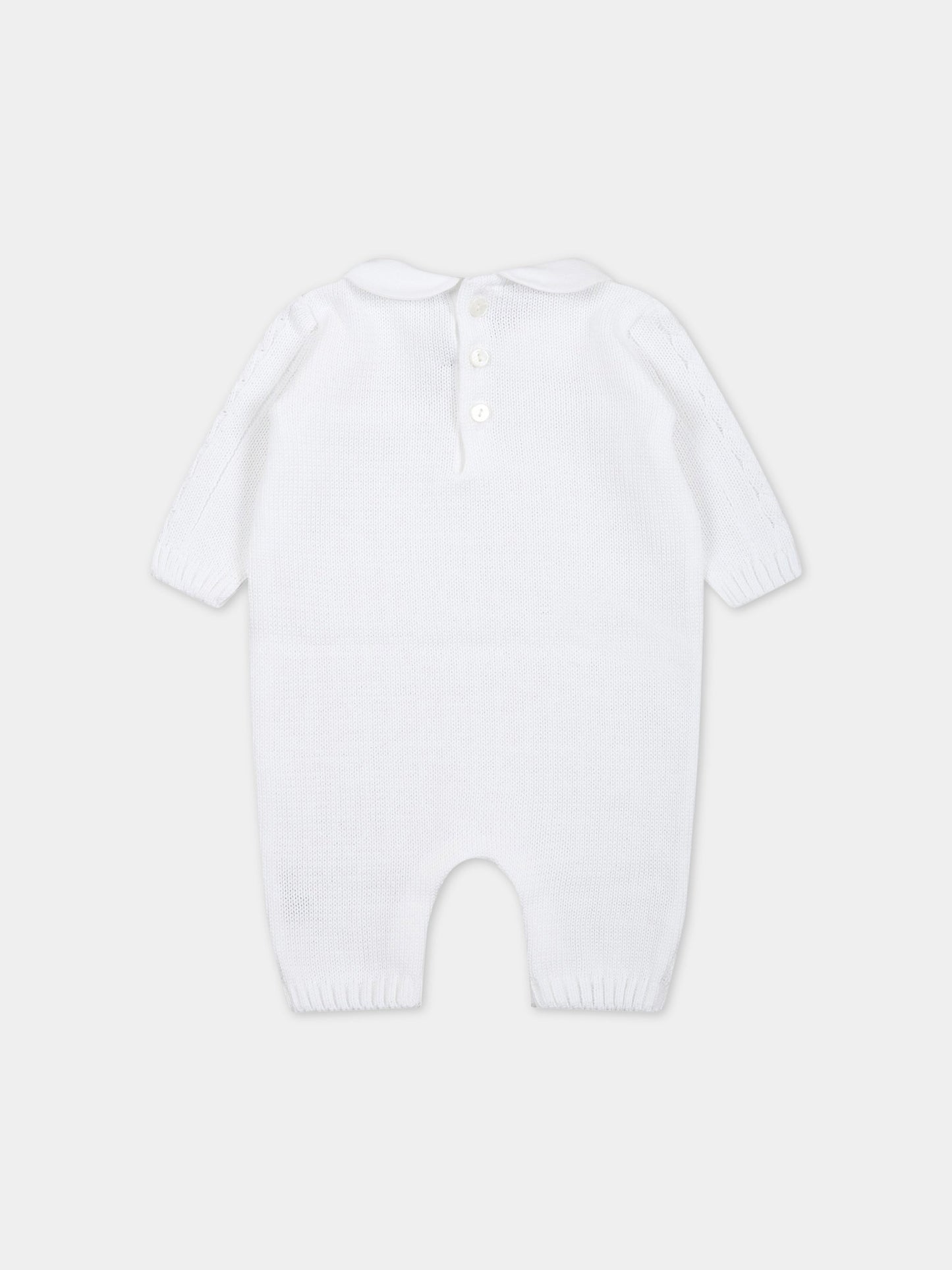 Tutina bianca per neonati,Little Bear,6115 BIANCO