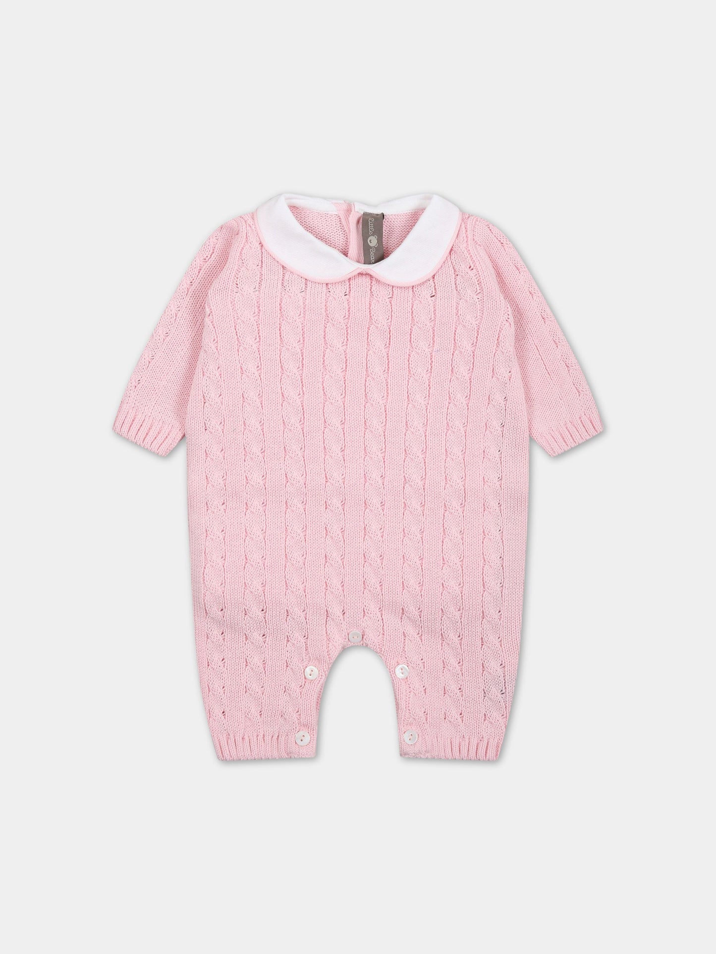 Tutina rosa per neonata,Little Bear,6115 ROSA