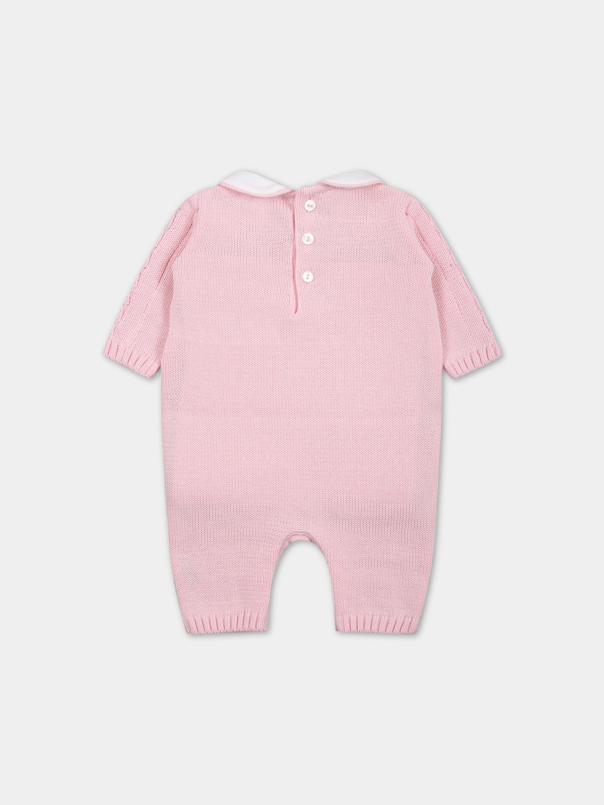 Tutina rosa per neonata,Little Bear,6115 ROSA