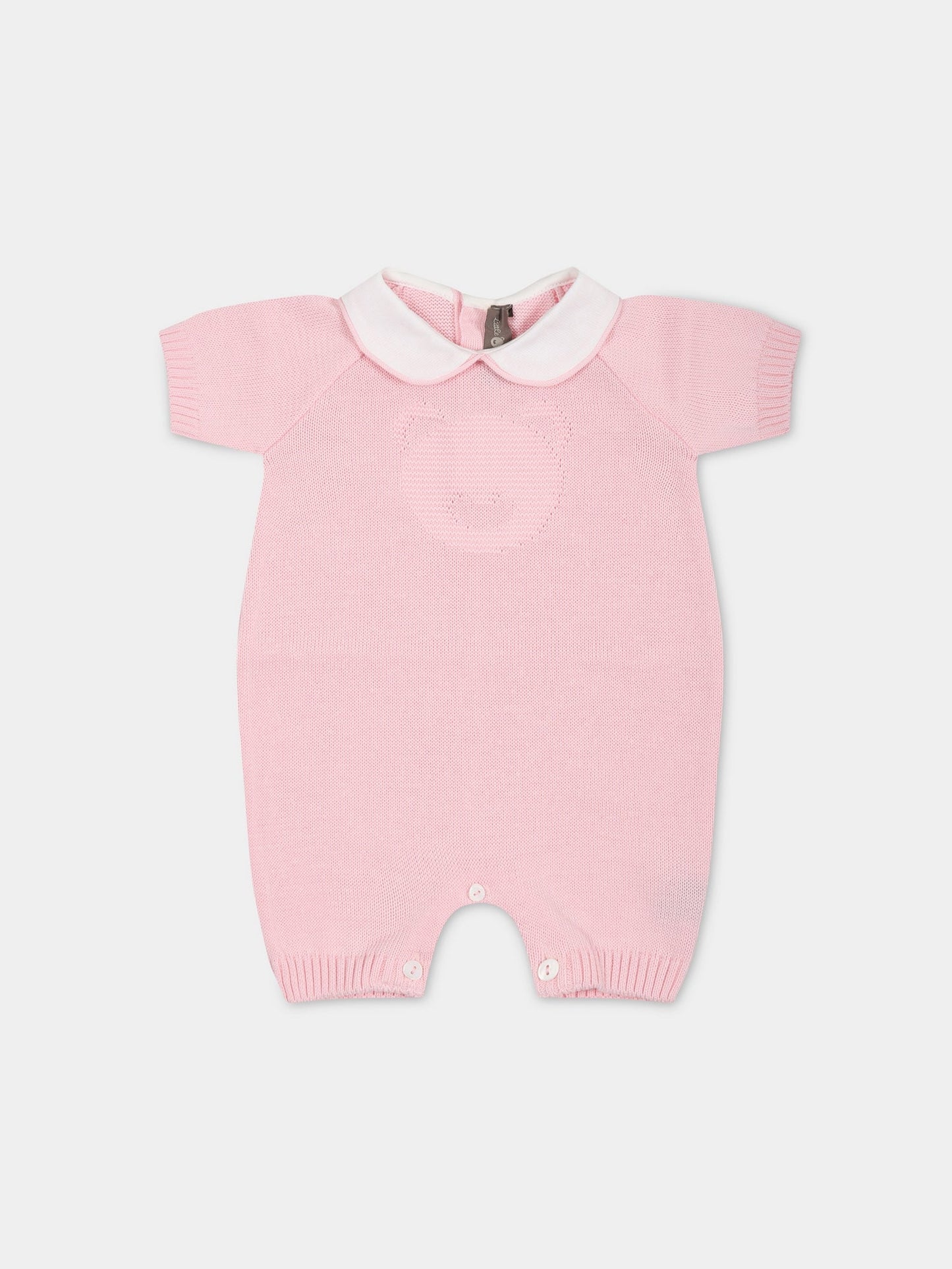 Pagliaccetto rosa per neonata,Little Bear,6111 ROSA
