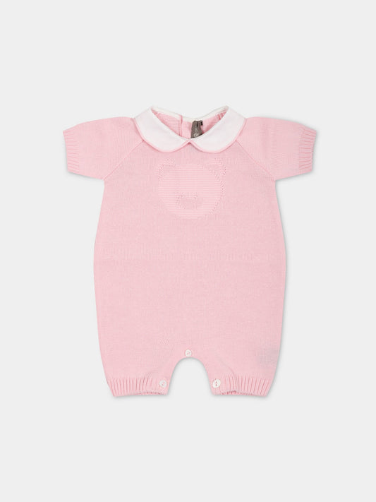 Pagliaccetto rosa per neonata,Little Bear,6111 ROSA