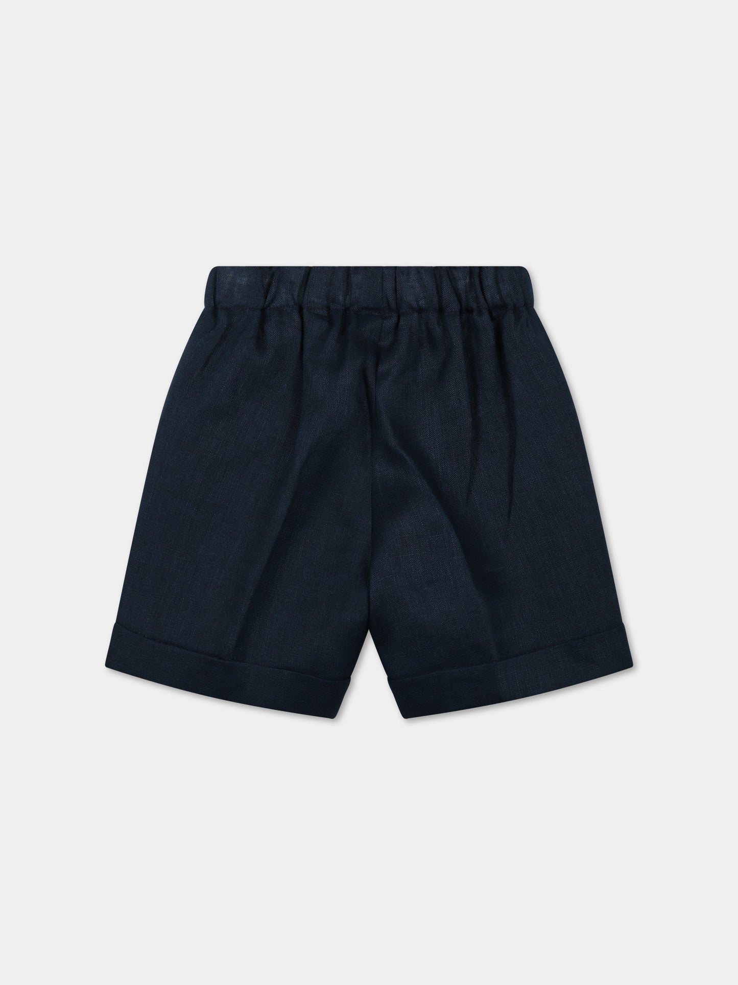 Shorts blu per neonato,La Stupenderia,CCBR71D16