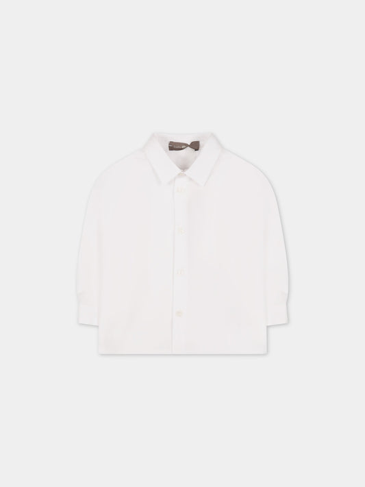 Camicia bianca per neonato,Little Bear,6211 BIANCO