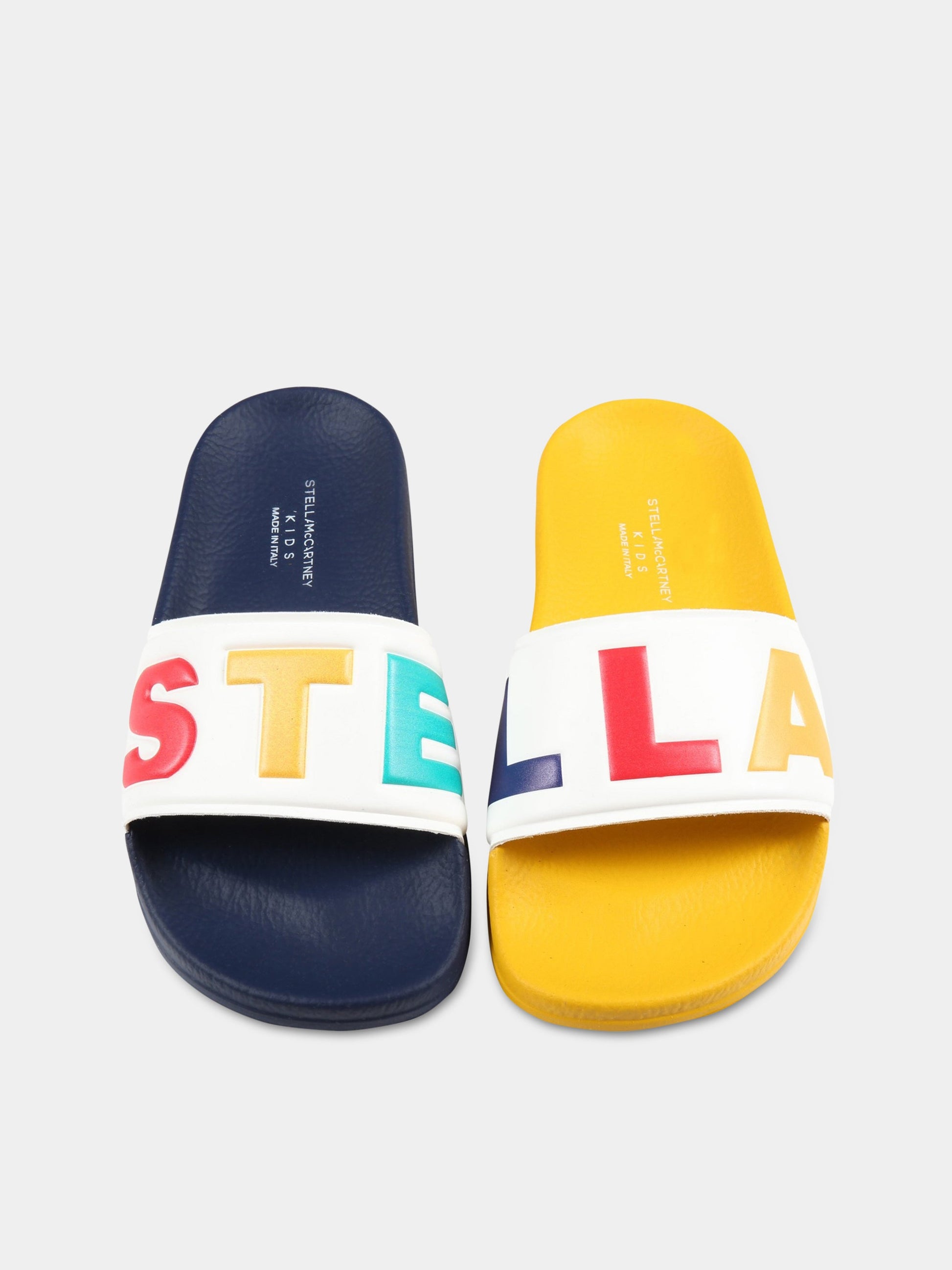 Sandali multicolor per bambini con logo,Stella Mccartney Kids,8Q0MG6 Z0232 999
