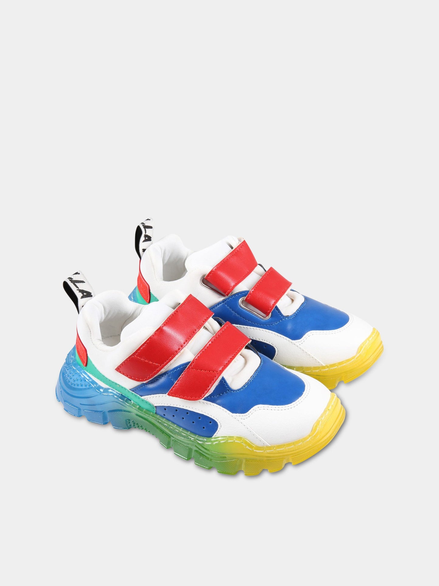 Sneakers multicolor per bambini,Stella Mccartney Kids,8Q0MM6 Z0233 999