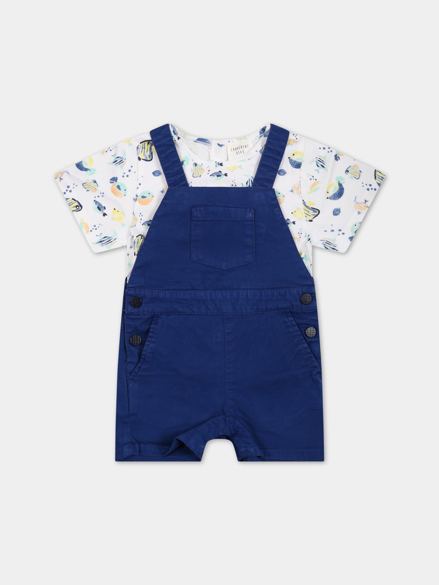 Completo multicolor per neonato con stampa e logo,Carrement Beau,Y08078 V45